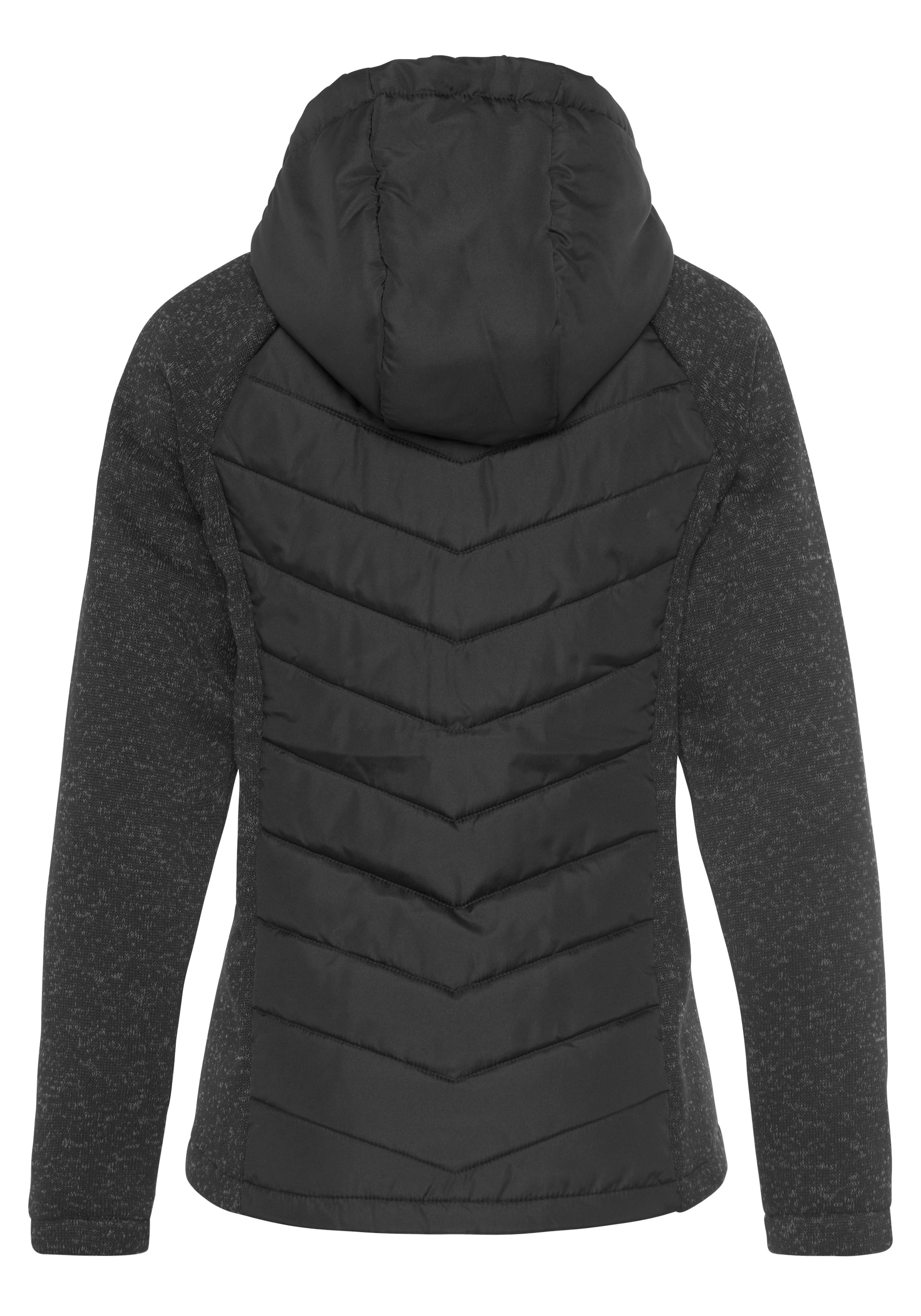Vivance Steppjacke, mit Kapuze, mit Strickfleece-Ärmeln