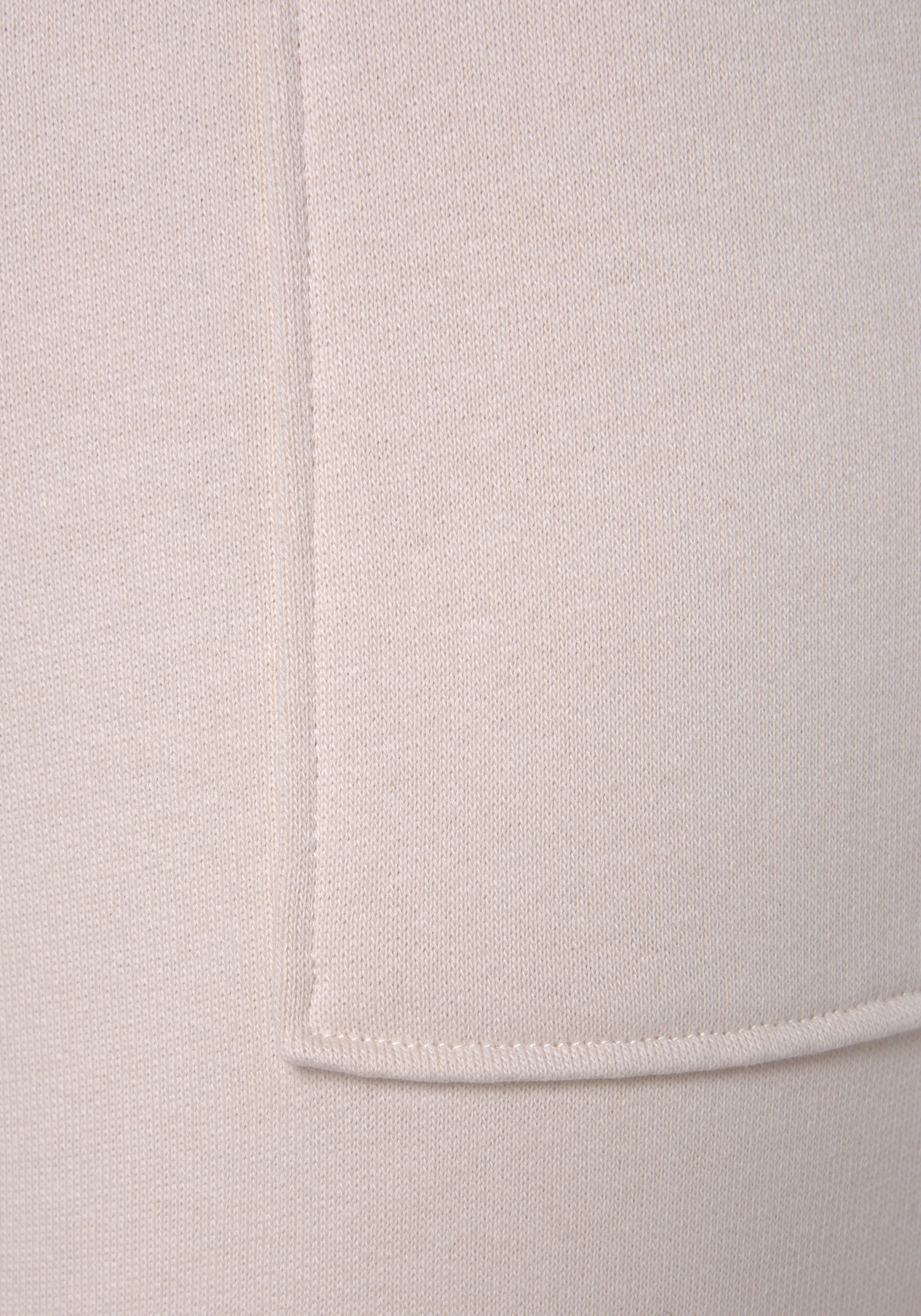 Vivance Sweatshorts, Kurze Hose mit aufgesetzten Taschen und Kontrastkordel, Loungewear