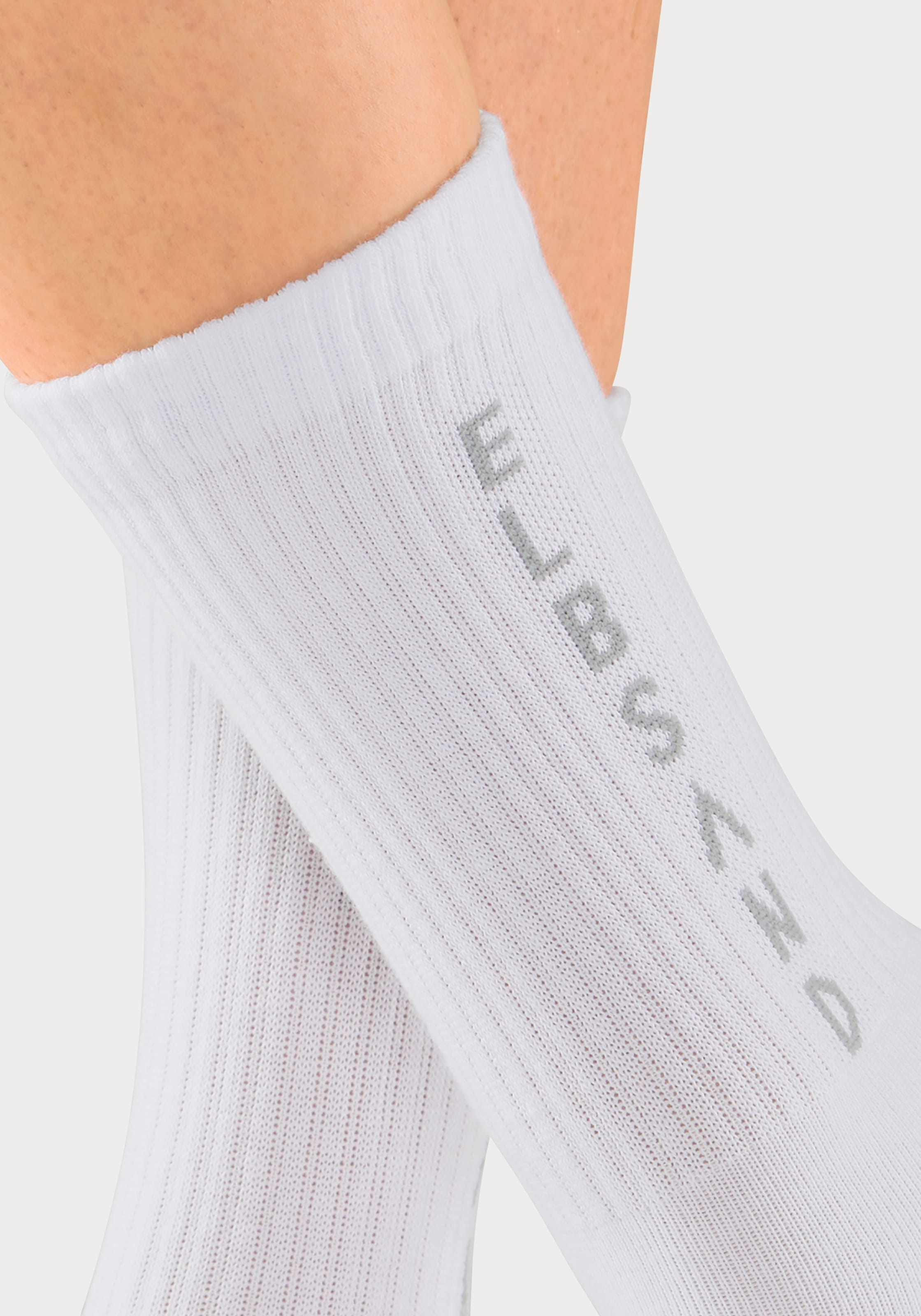 Elbsand Socken, (Packung, 3 Paar), mit eingestricktem Schriftzug