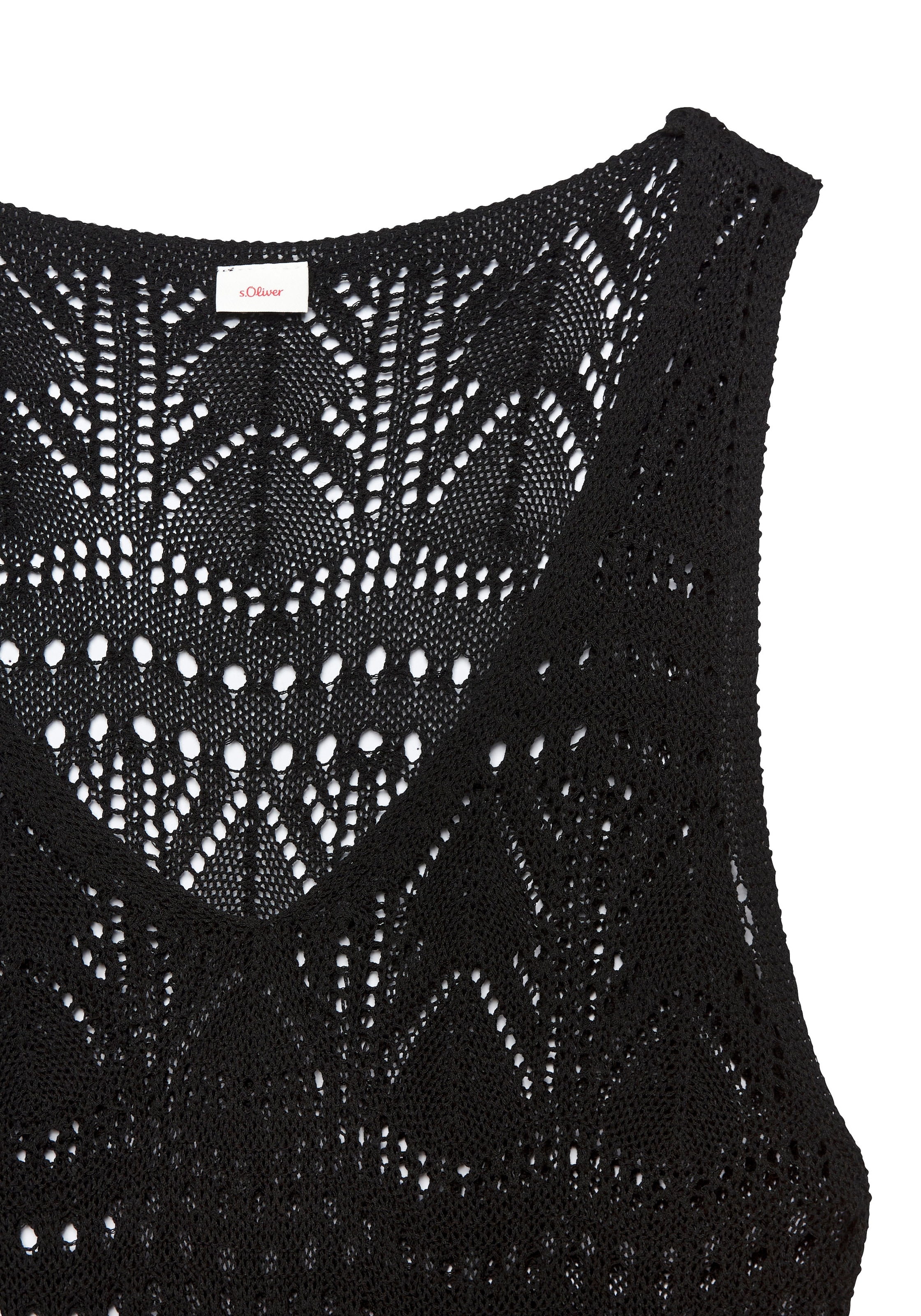 s.Oliver Strickkleid, mit Ajourmuster