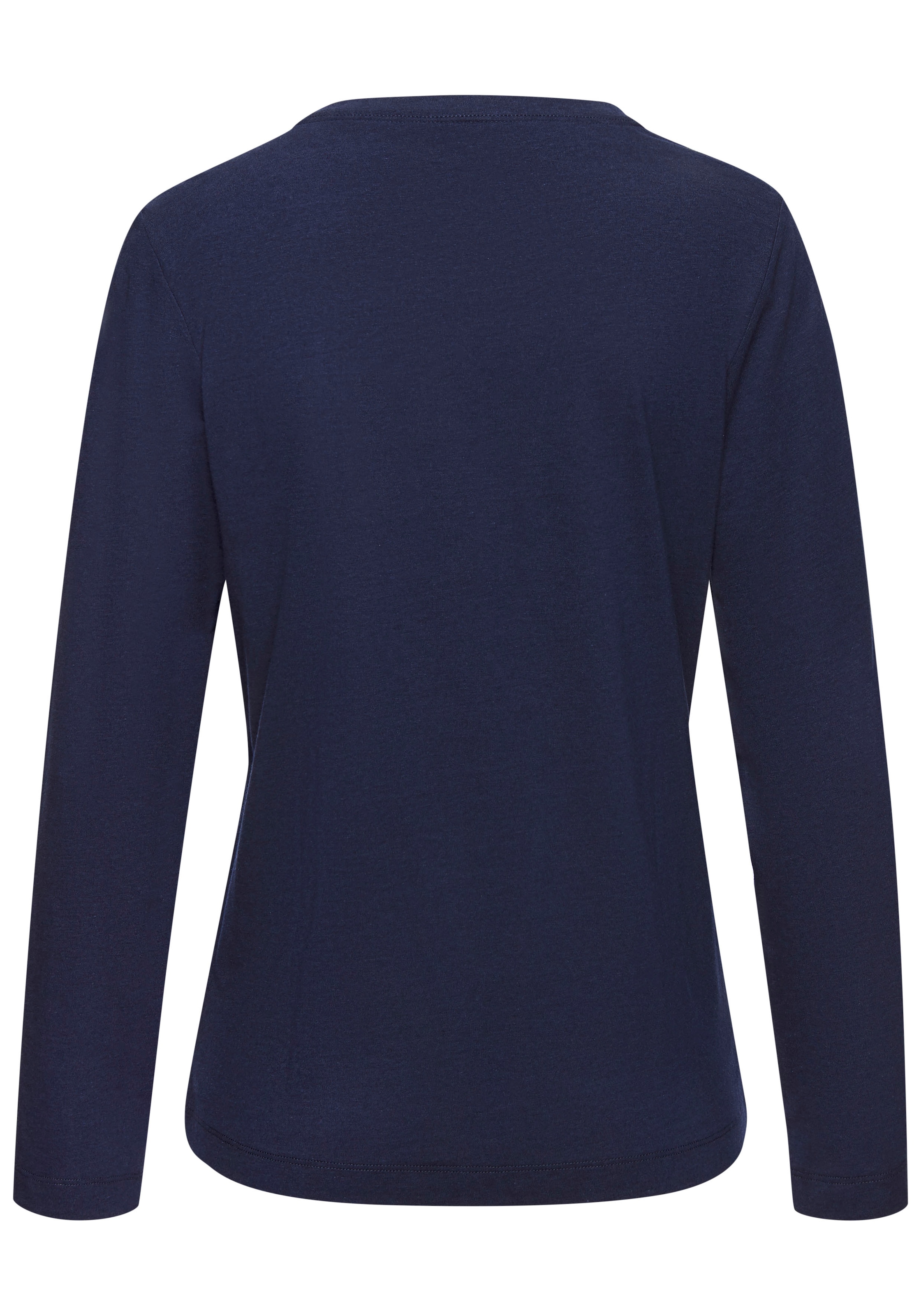 s.Oliver Longsleeve Mit kleinem Frontprint