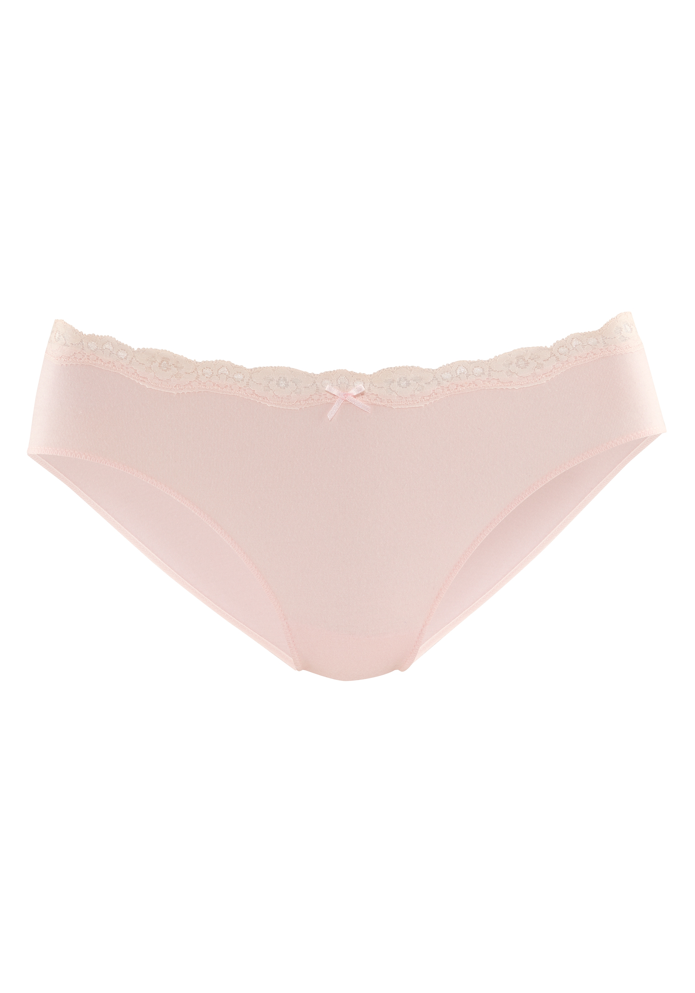LASCANA Bikinislip »Bikinislip«, (Packung, 4 St.), aus elastischer Baumwolle, in schöner Box