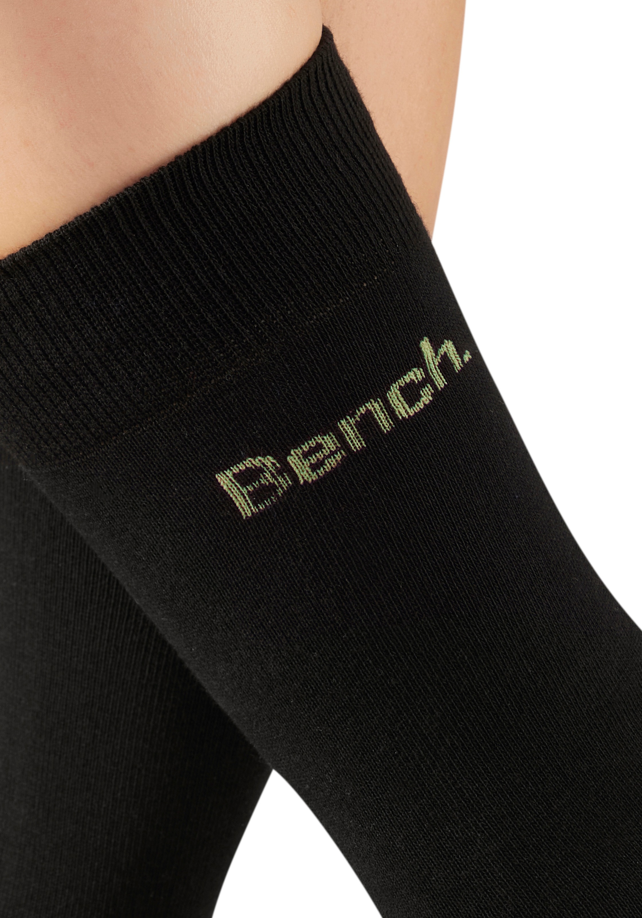 Bench. Basicsocken »Herrensocken für Beruf und Freizeit« Packung, 6 Paar tlg. mit farbigem kleinen Markenlogo