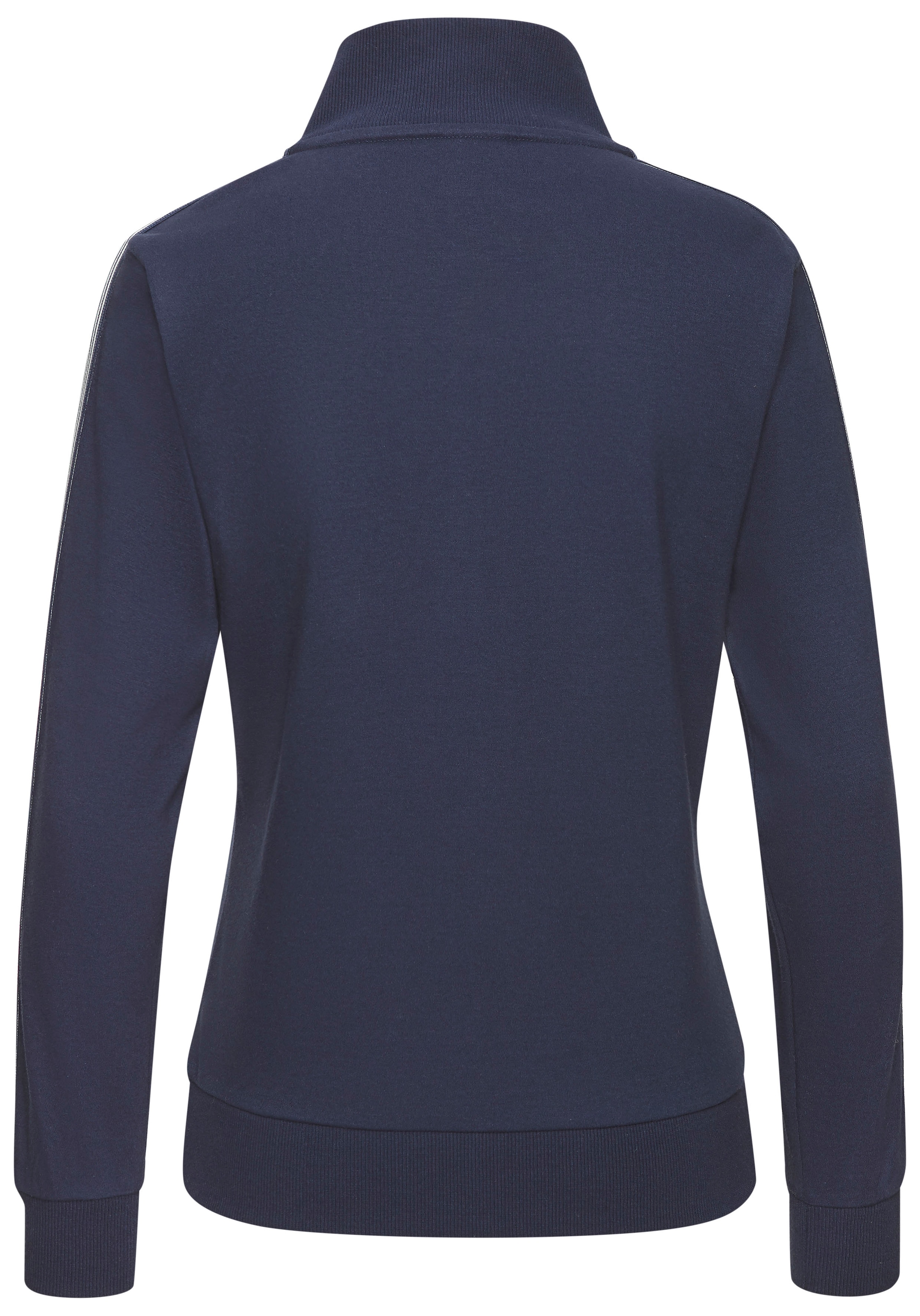 H.I.S Sweatjacke mit gestreiftem Tape an den Ärmeln