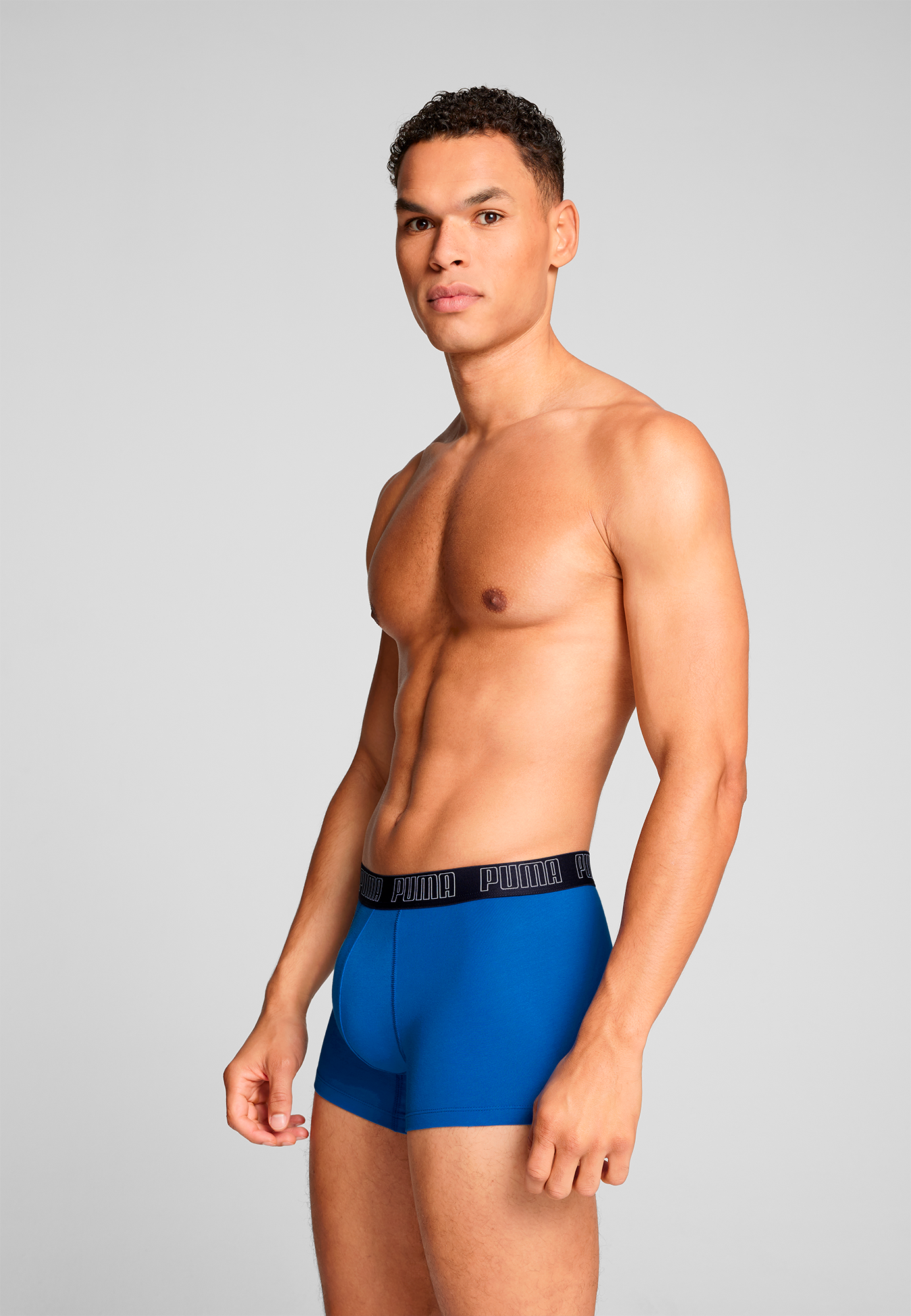 PUMA Trunk »PUMA MEN EVERYDAY TRUNKS 2P« Packung, 2er Pack,  mit kontrastfarbigem Webbund