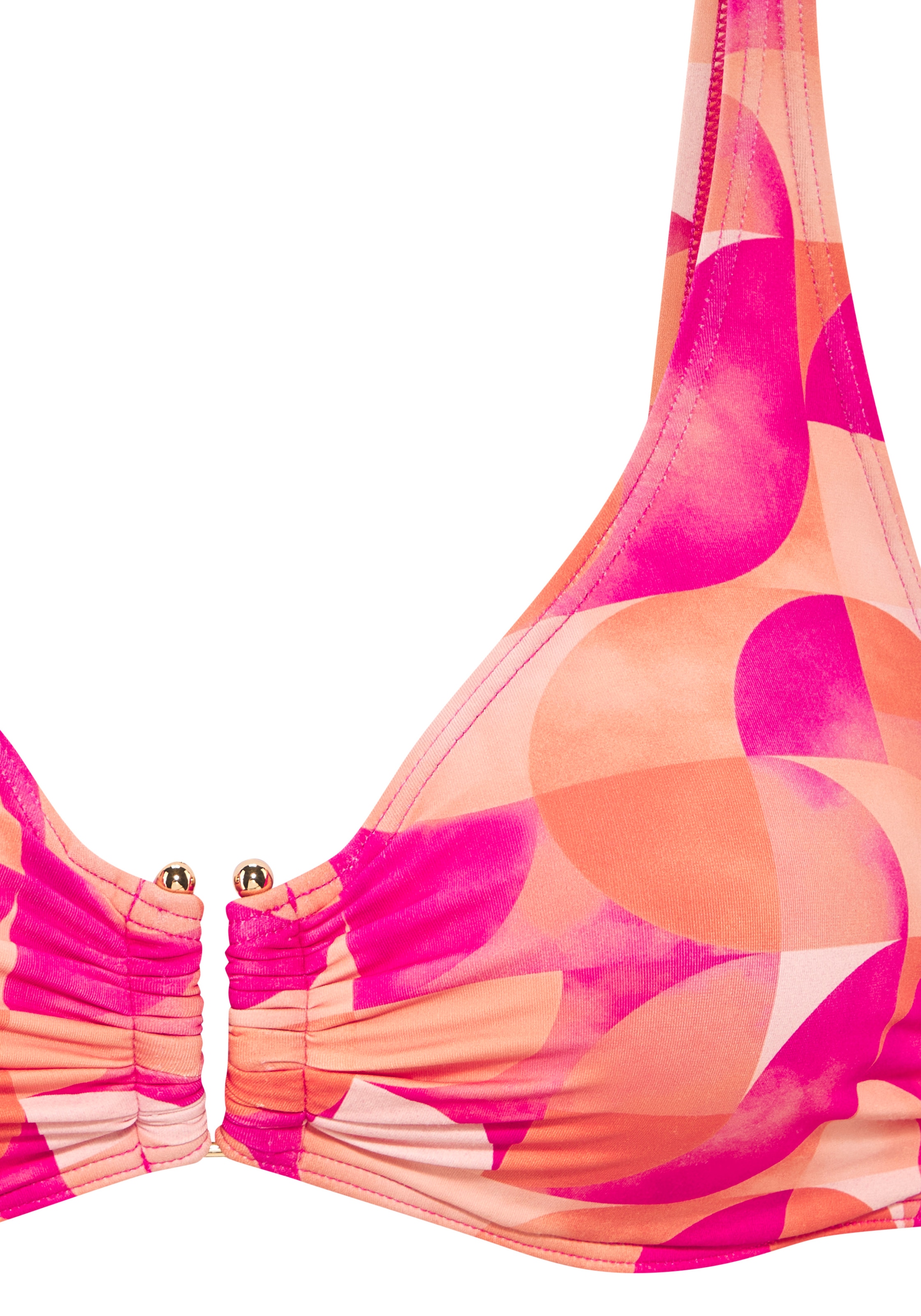 LASCANA Bügel-Bikini-Top »Tilly« mit modernem Allover-Print