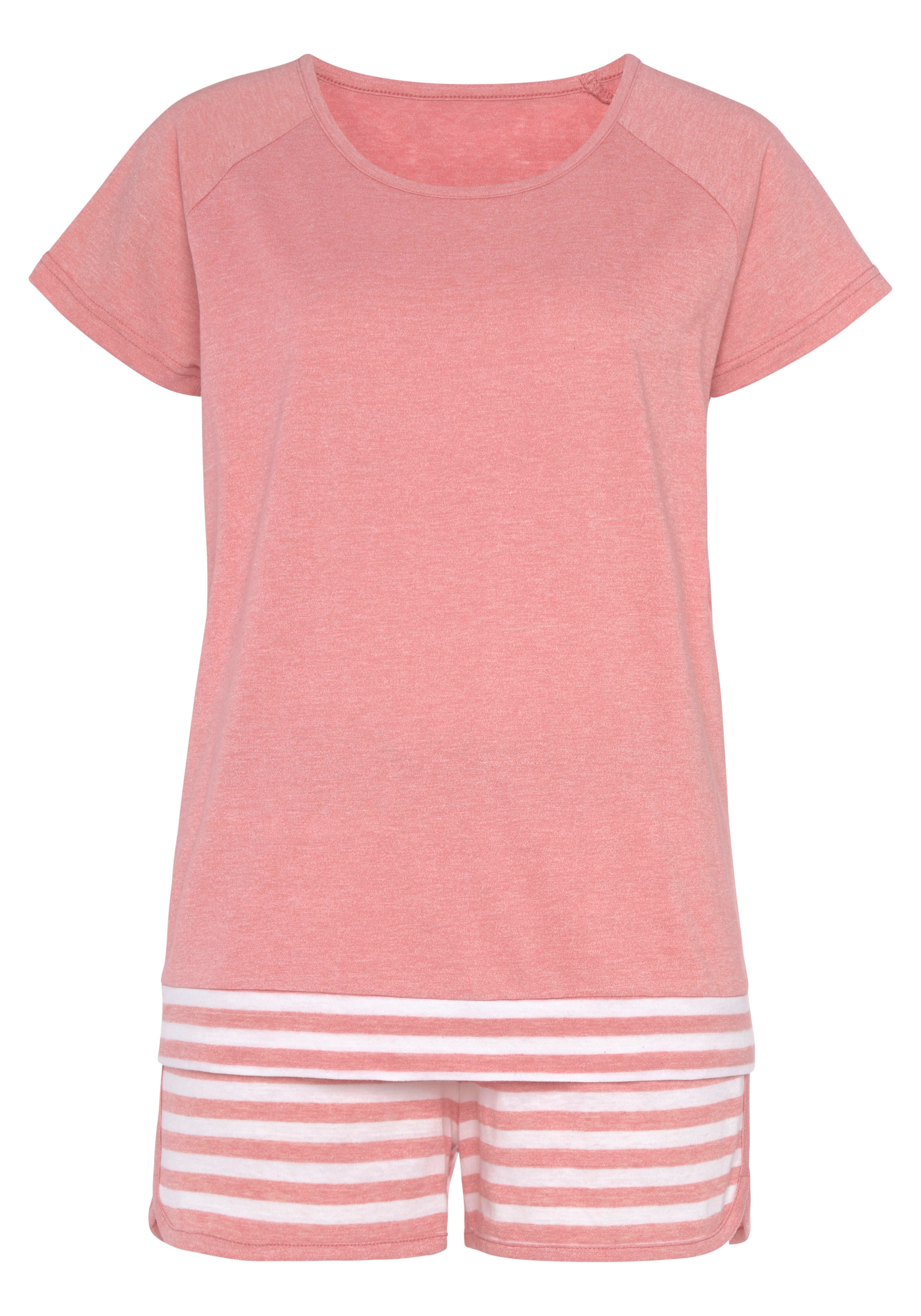 Vivance Dreams Shorty 2 Stk. tlg., mit Streifen-Details