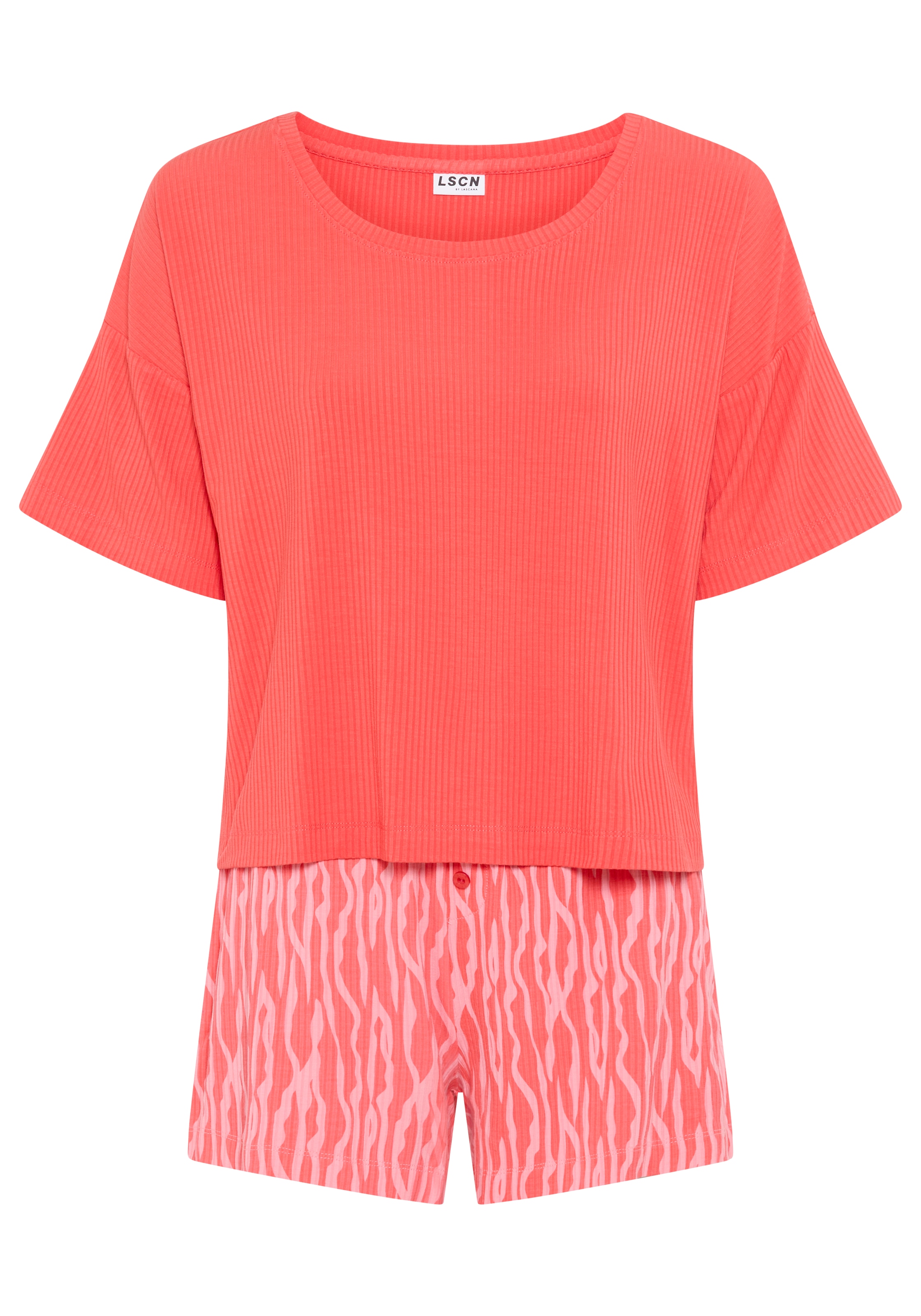 LSCN by LASCANA Shorty 2 mit kleiner Zierknopfleiste
