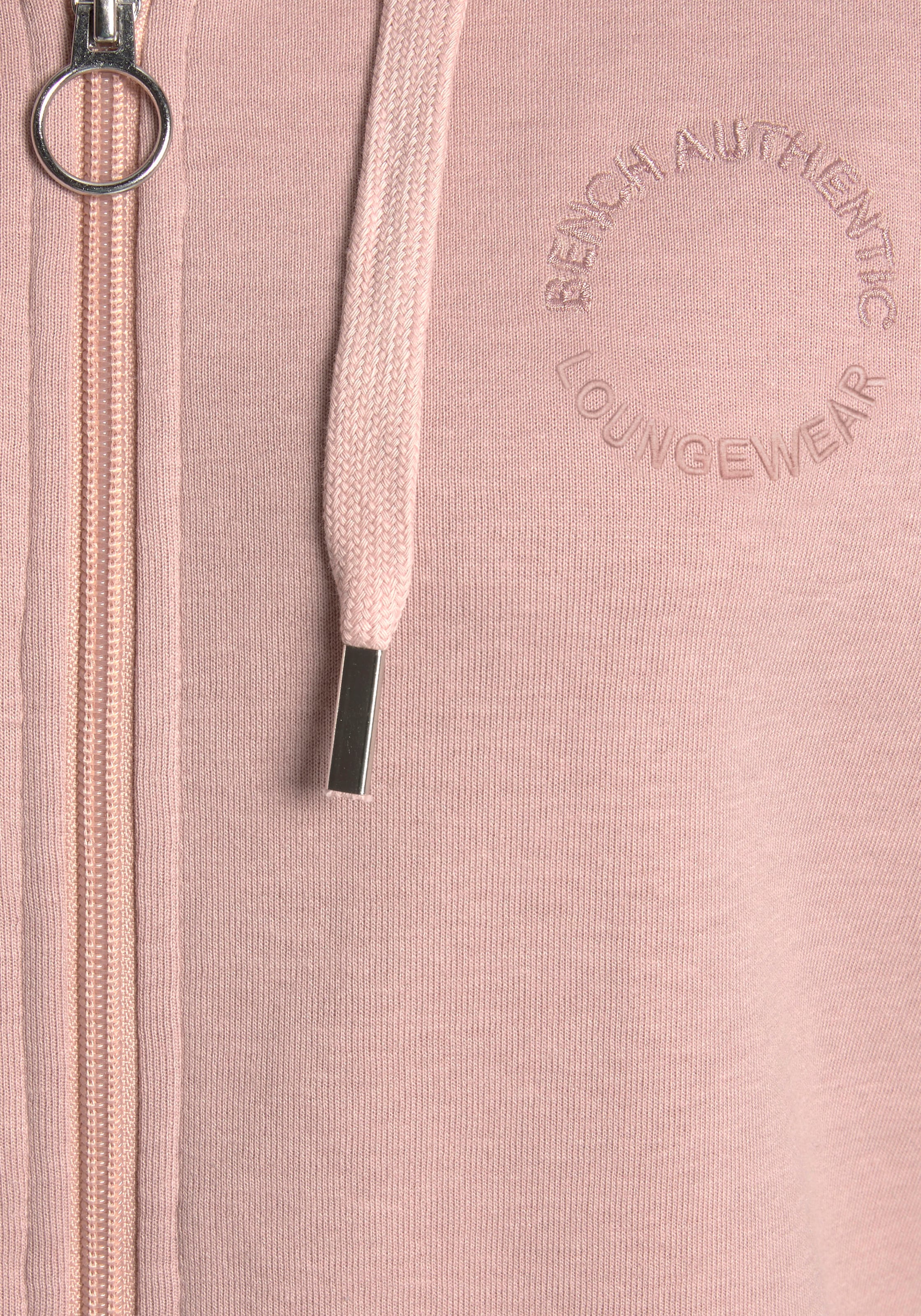 Bench. Loungewear Kapuzensweatjacke, mit Logo und Kängurutasche, Loungewear