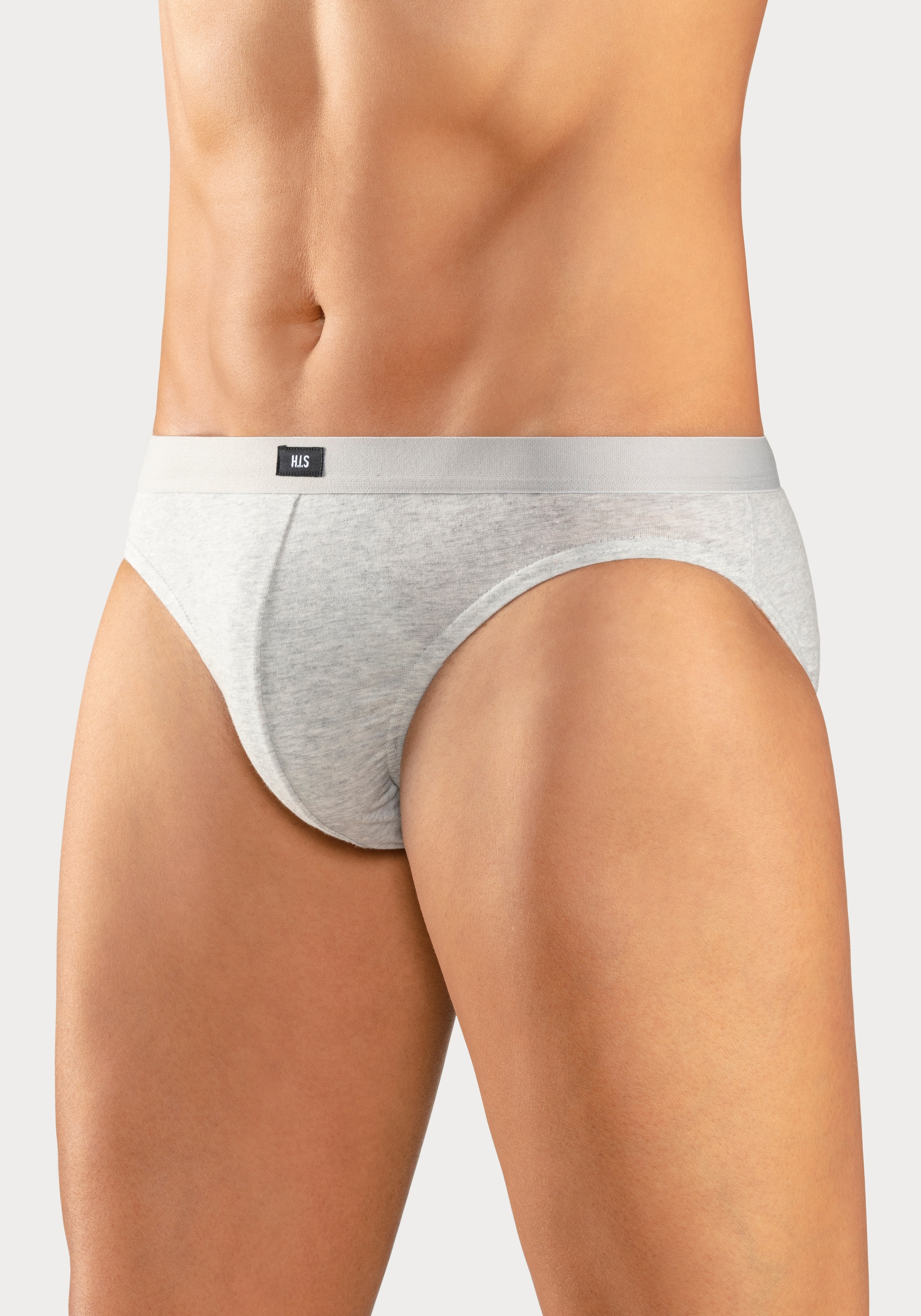 H.I.S Slip, (Packung, 3 St.), mit H.I.S Logo vorn