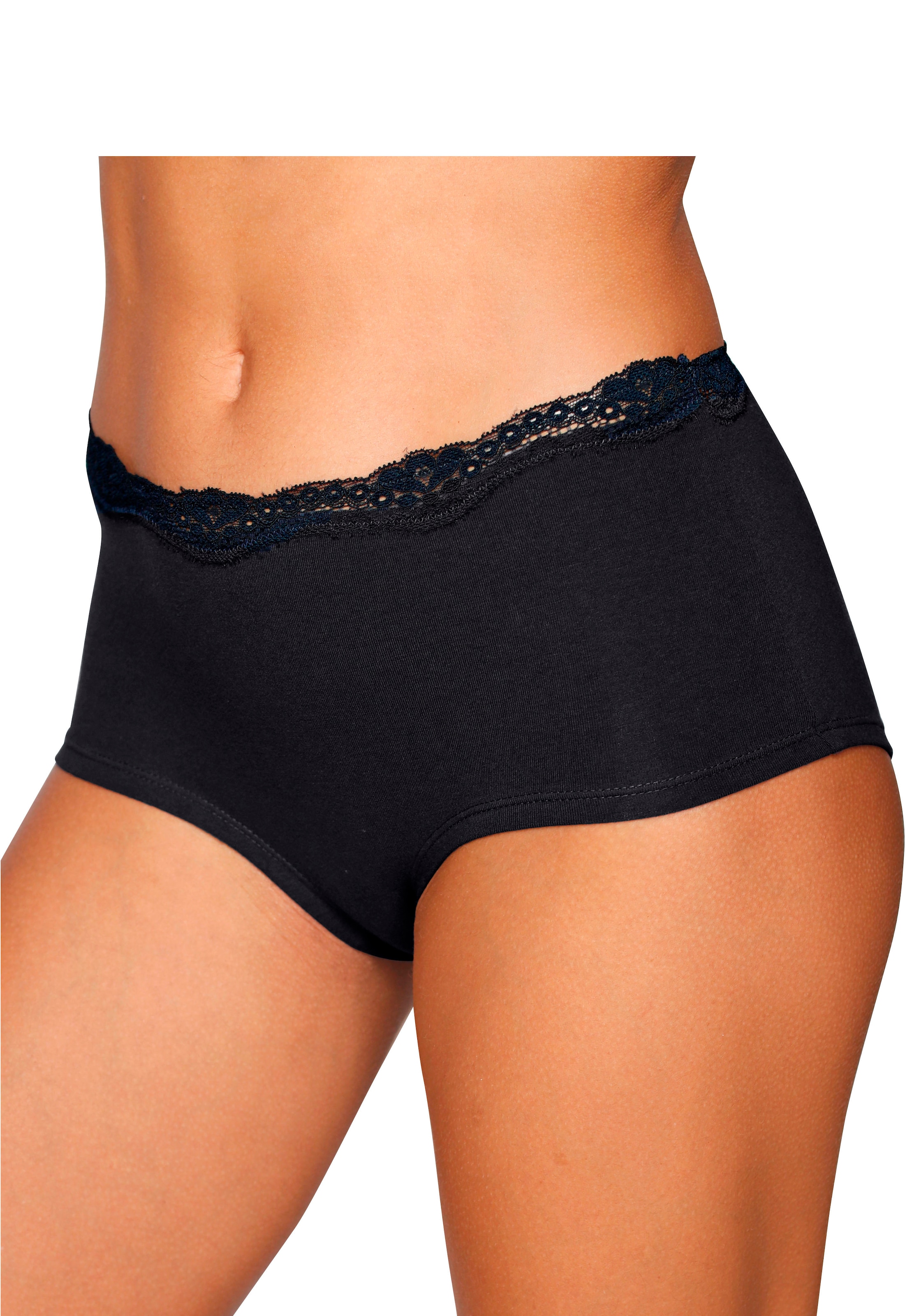 Vivance Panty, (3er-Pack), aus elastischer Baumwolle
