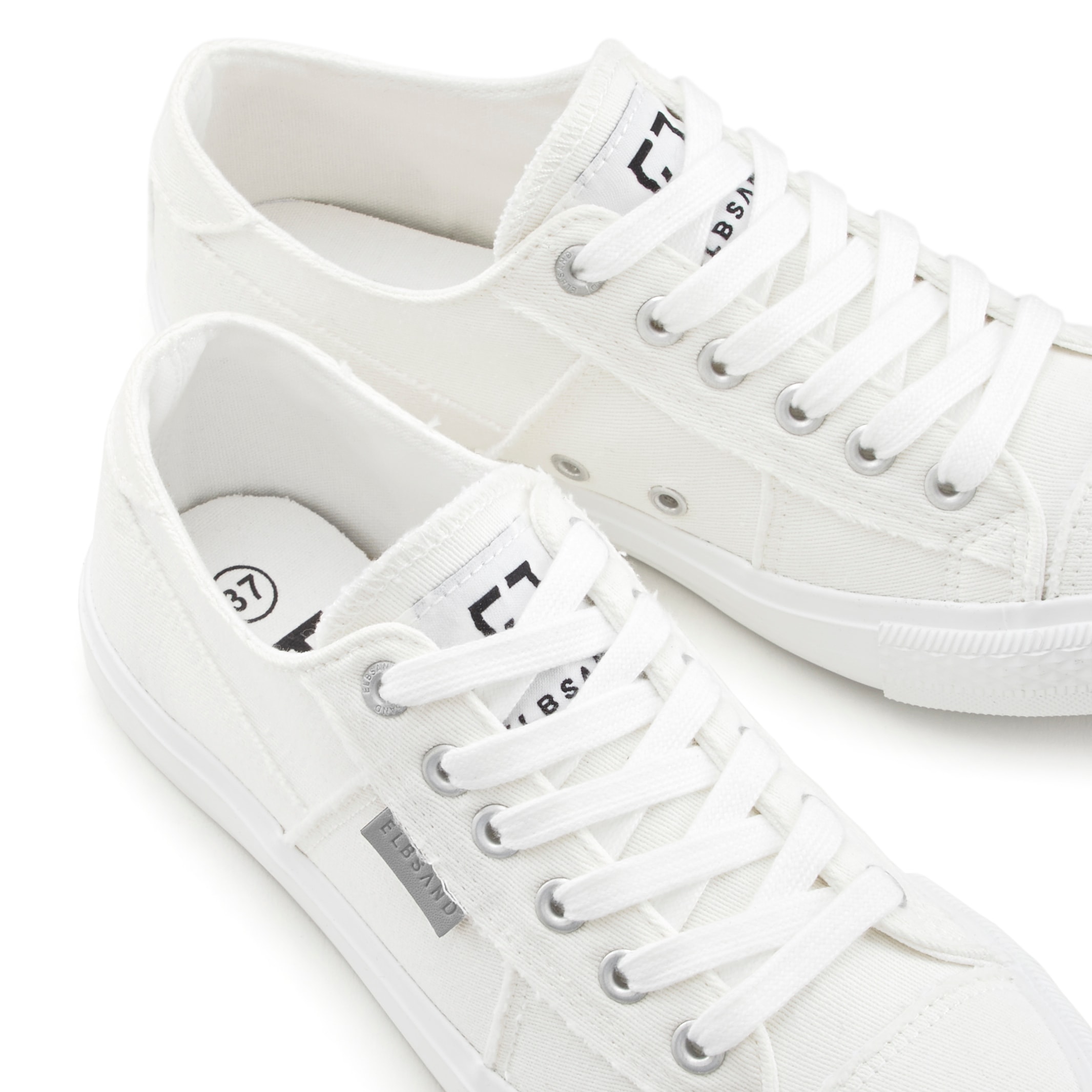 Elbsand Sneaker »Schnürschuh,«, Schnürhalbschuh, Freizeitschuh aus Textil, Used-Look VEGAN