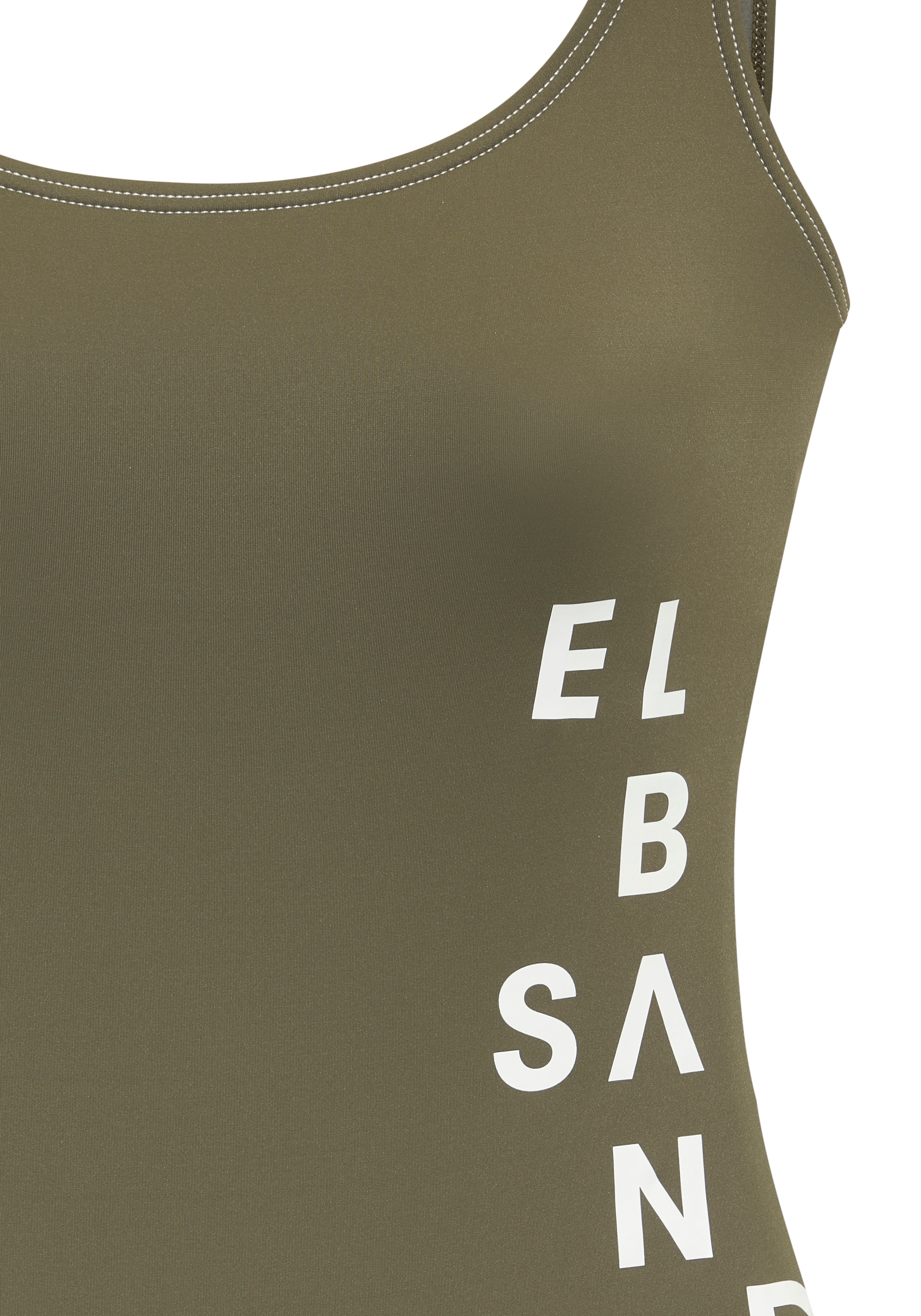 Elbsand Badeanzug »Deep«, mit Logo in Kontrastfarbe