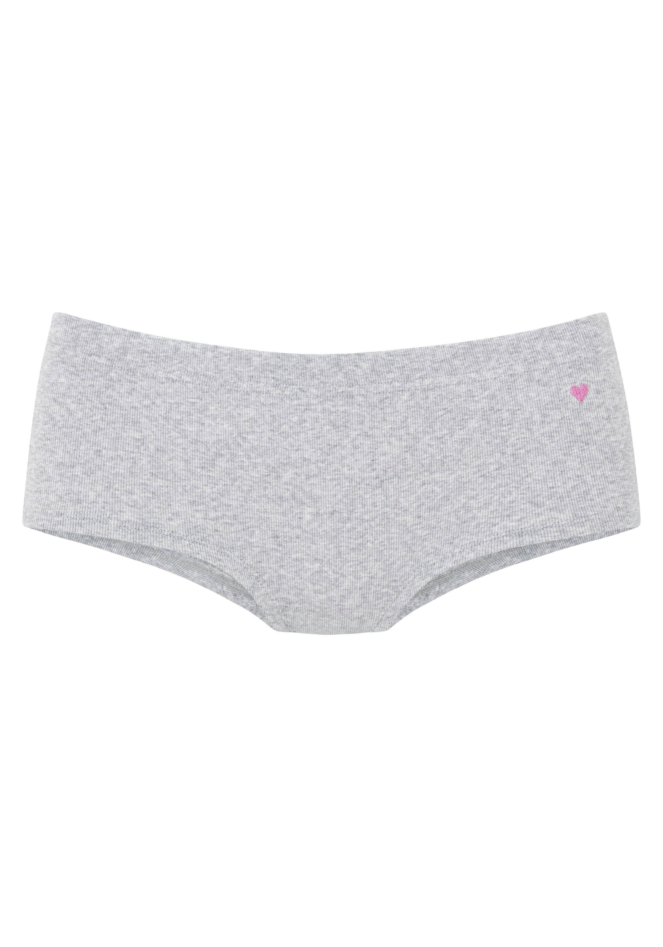 LASCANA Hüftpanty in elastischer Rippen-Qualität