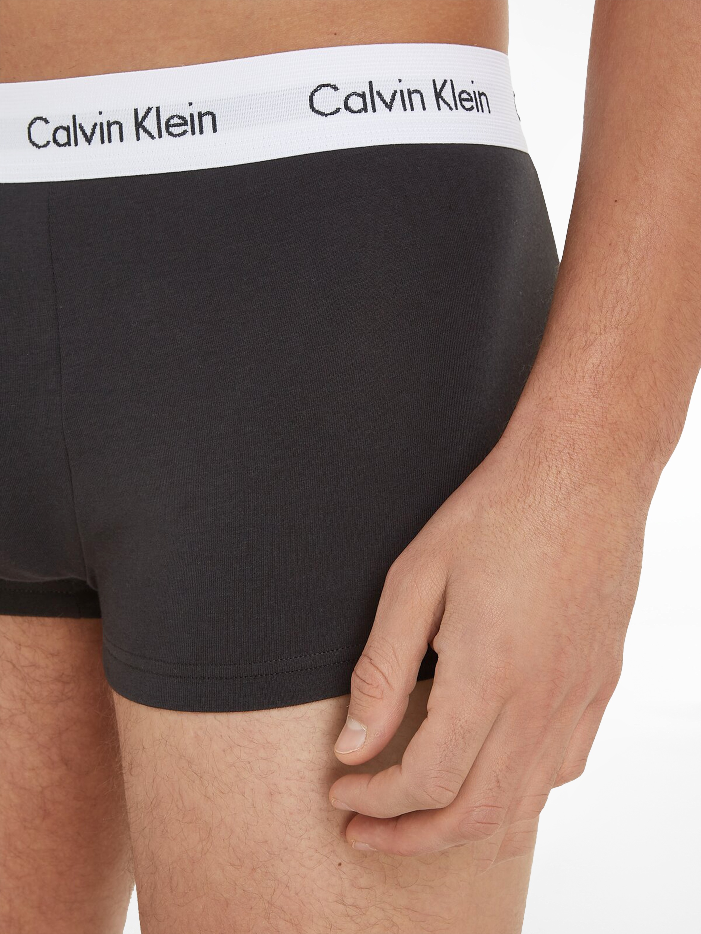 Calvin Klein Underwear Hipster, (3 St.), mit weißem Webbund