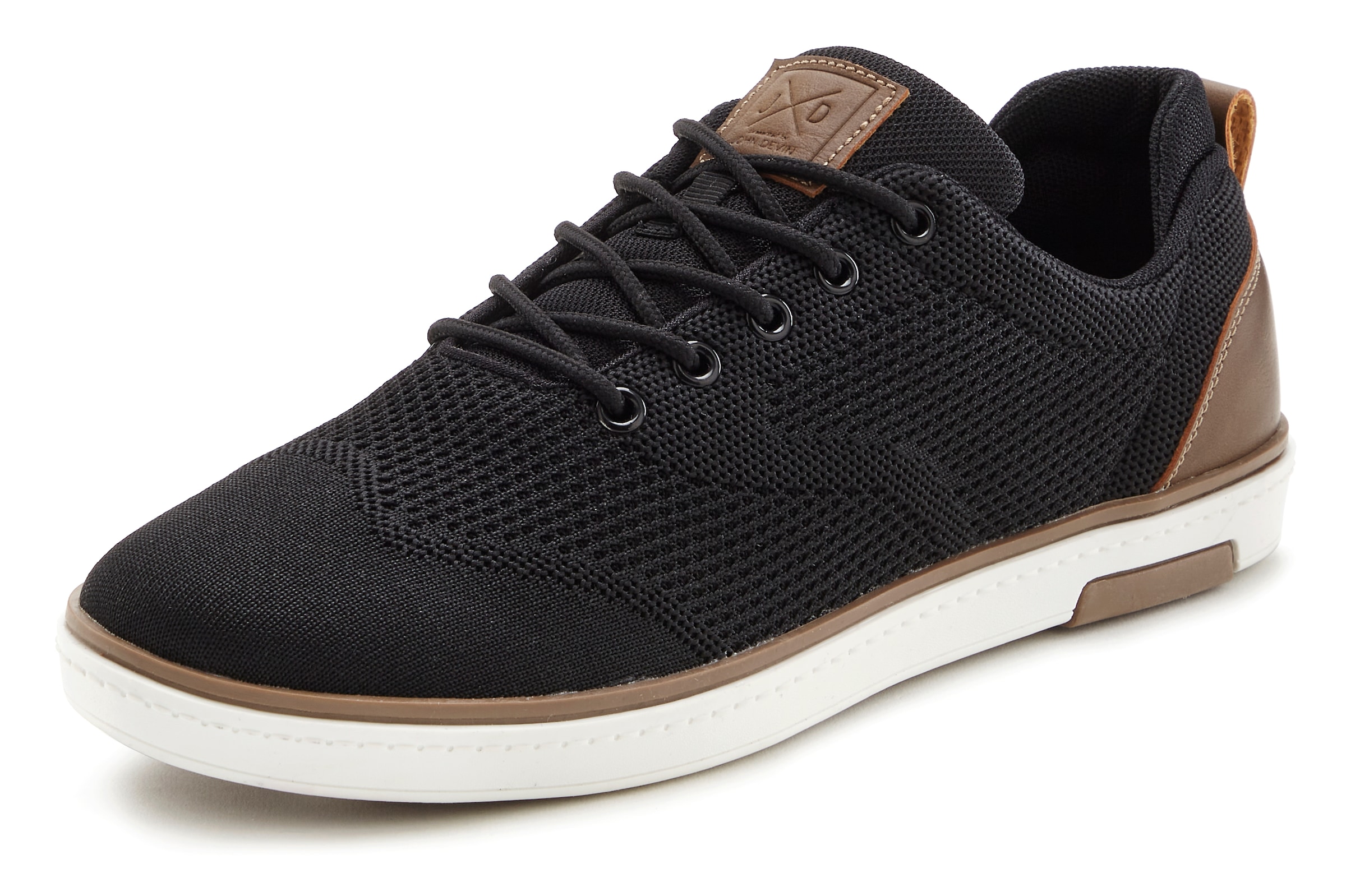 John Devin Sneaker »Schnürschuh«, Mesh-Optik, Freizeitschuh, Halbschuh, Schnürhalbschuh Unisex VEGAN