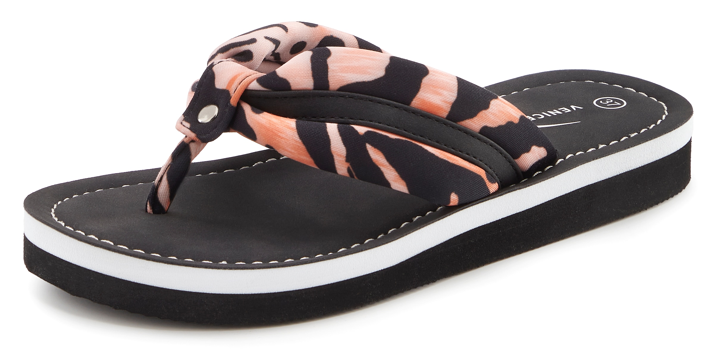 Venice Beach Badezehentrenner »Sandale, Badeschuh, Pantolette, Badelatsche, Flip Flop, Badeschlappe«  Zehentrenner mit wasserabweisender und leichter Sohle VEGAN