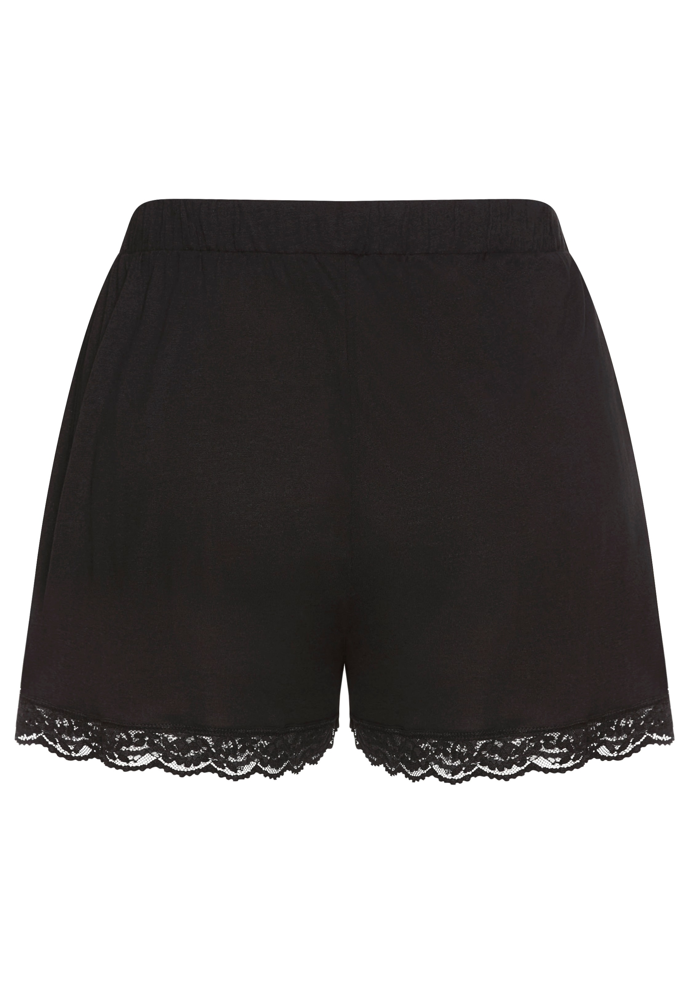 LASCANA Schlafhose  mit Spitzenbesatz am Beinsaum