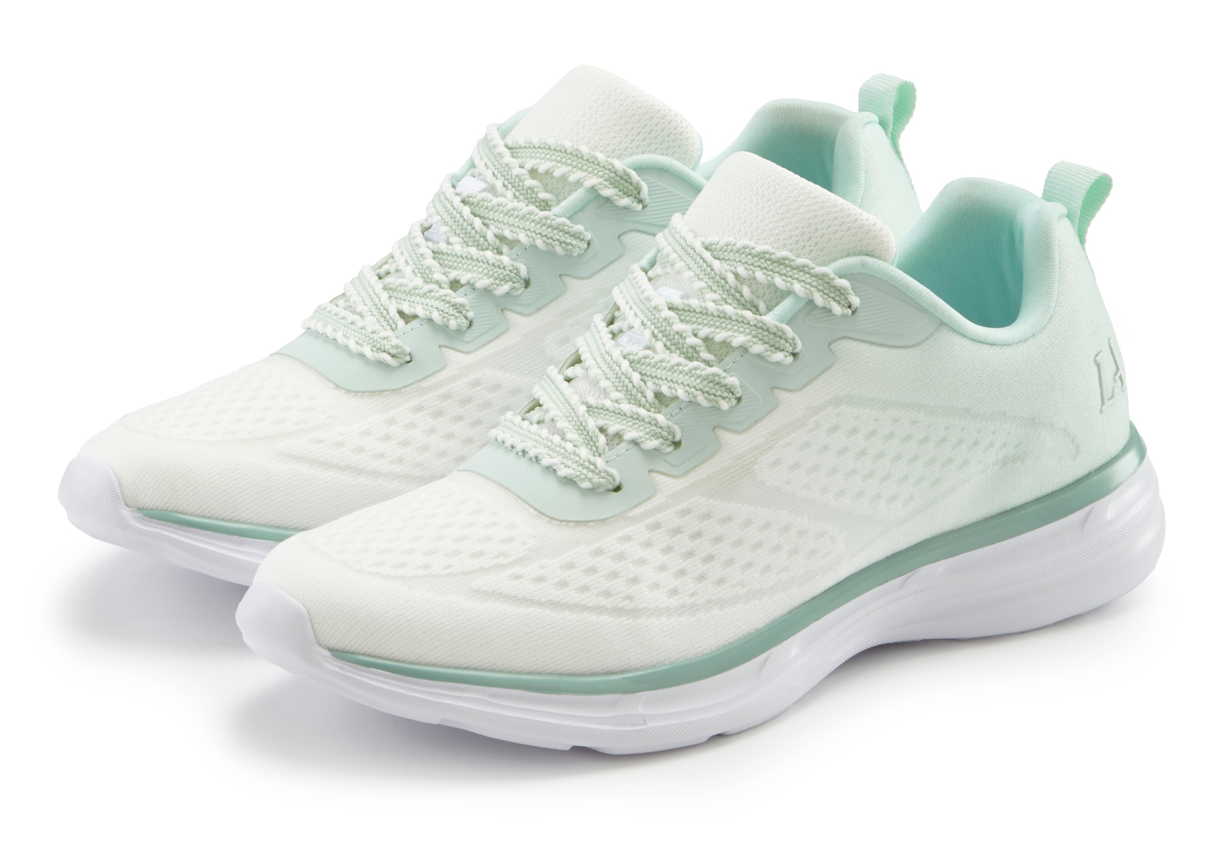 LASCANA Sneaker »Halbschuh, Freizeitschuh, Turnschuhe,«  NEU mit modischen Farbdetails VEGAN