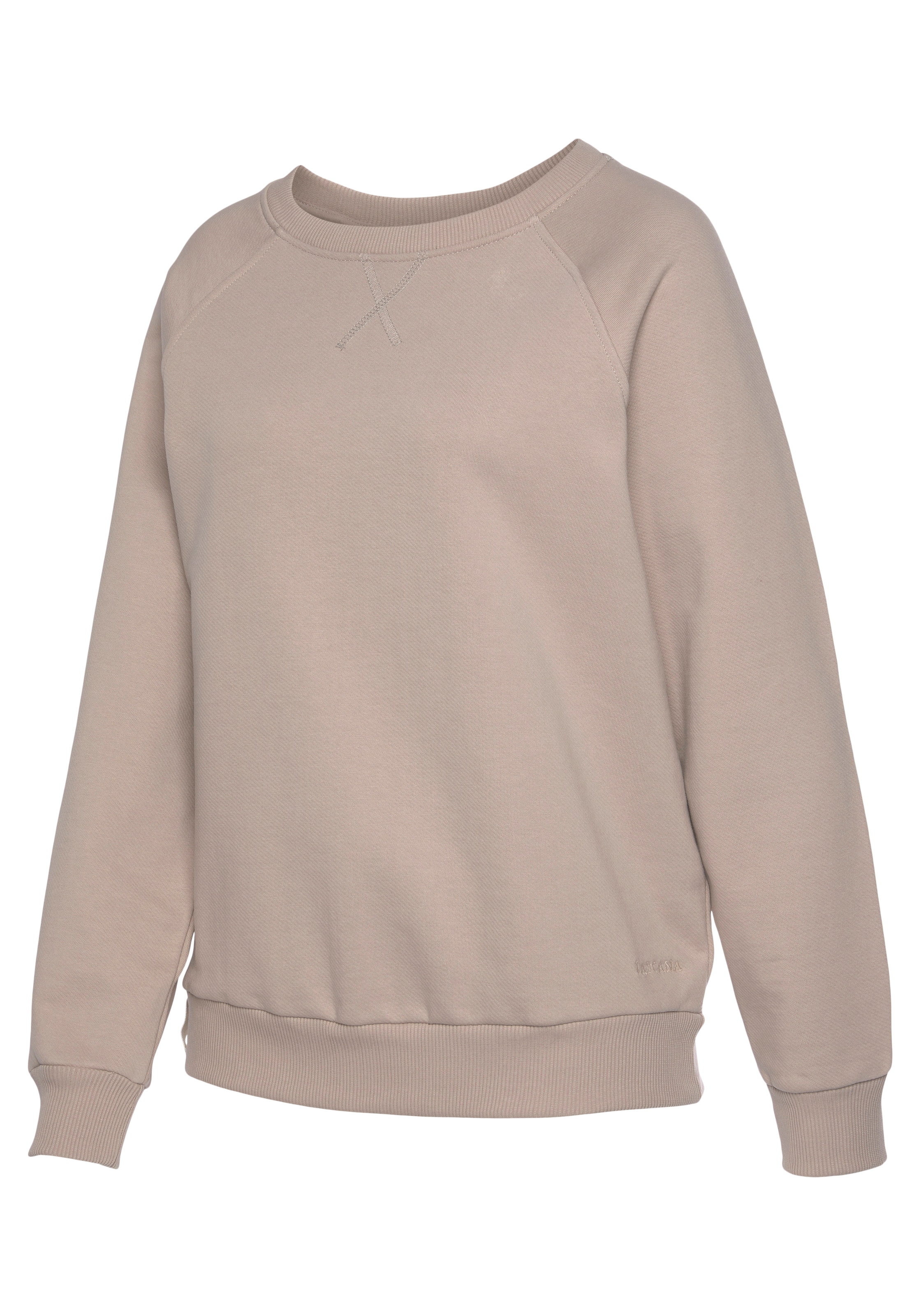 LASCANA Sweatshirt, aus organischer Baumwolle, Loungewear
