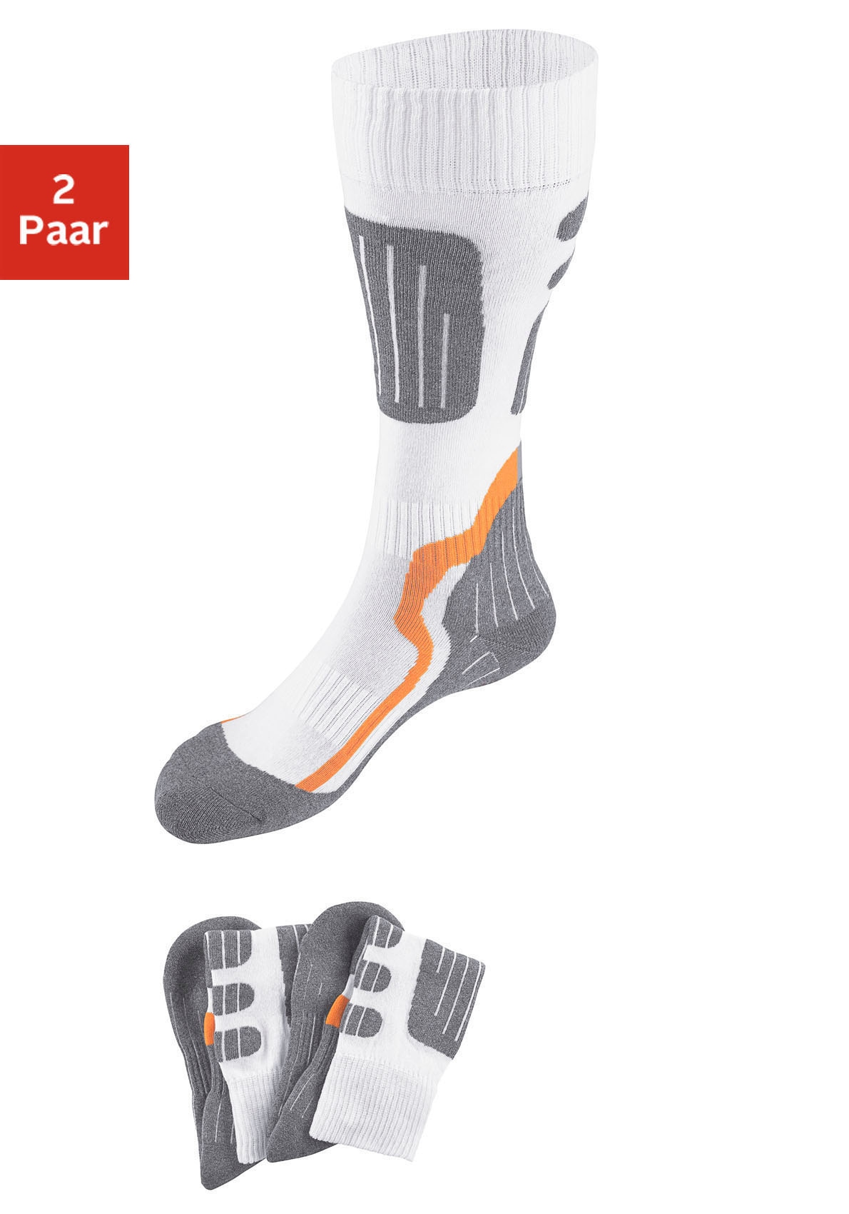 H.I.S Kniestrümpfe, (Packung, 2 Paar), ideal für Wintersportaktivitäten