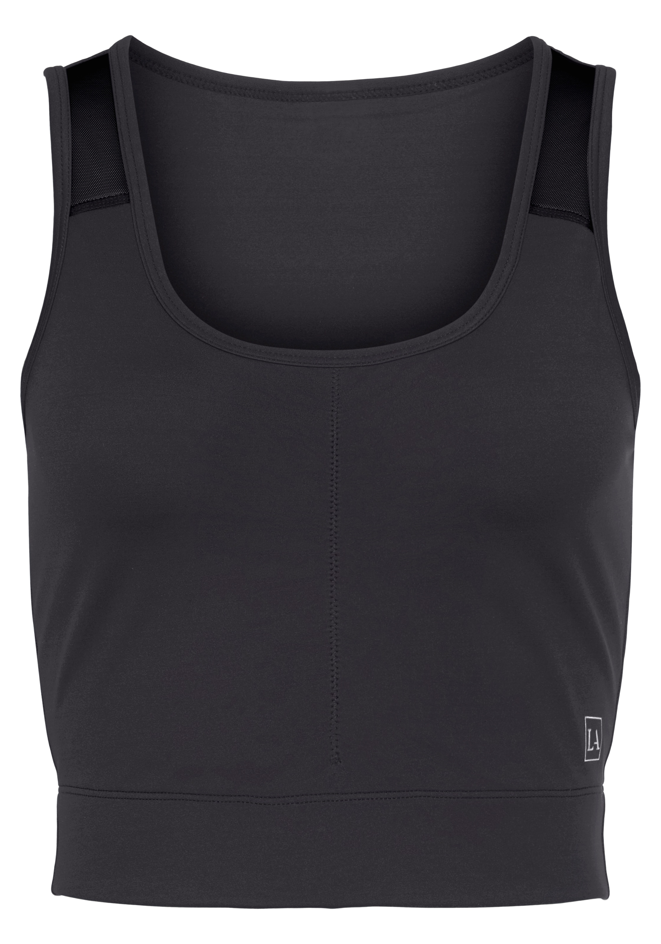 LASCANA ACTIVE Crop-Top , Mesheinsätze
