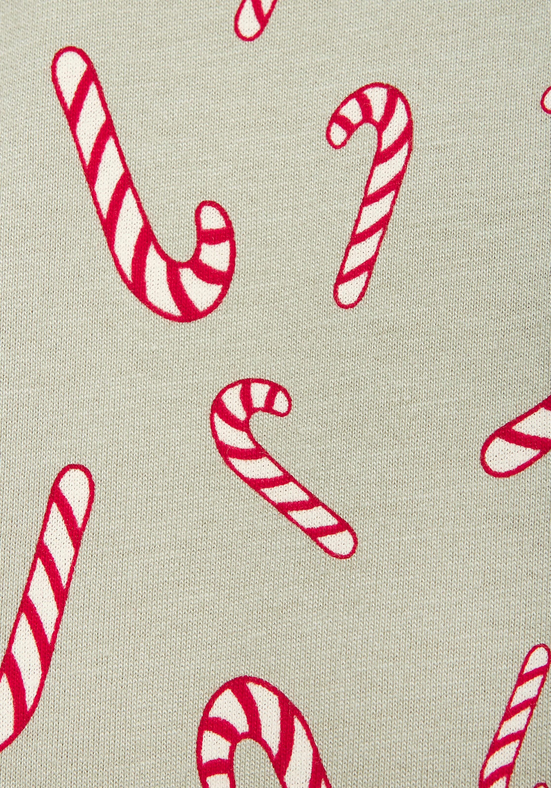 LASCANA Nachthemd 1-teilig,  Brusttasche Mit Weihnachtlichem Muster