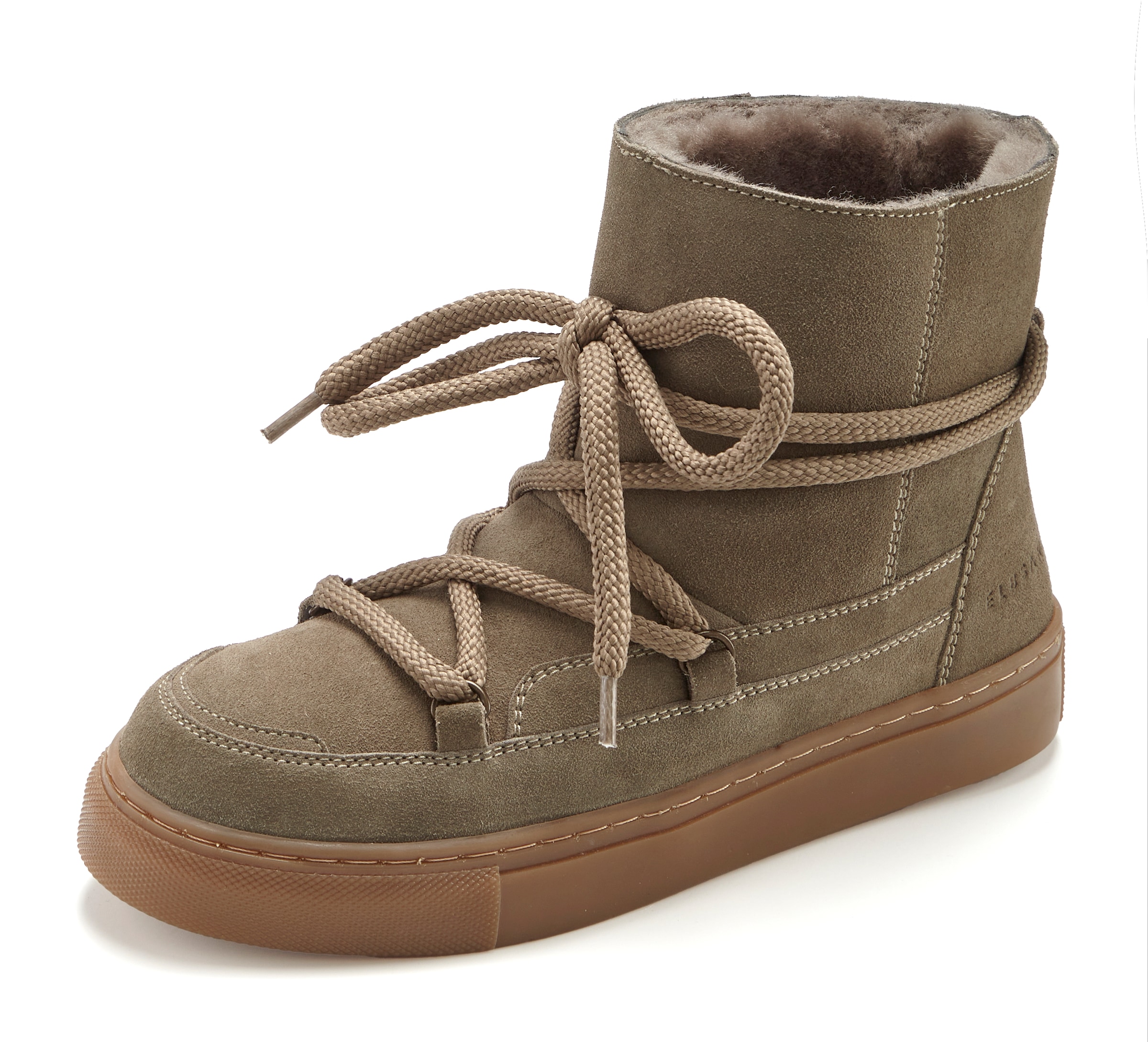 Elbsand Stiefelette »Boots, Winterstiefelette, Winterboots, Stiefel, Lederstiefelette«  Winterstiefel aus Leder mit kuscheligem Lammfell