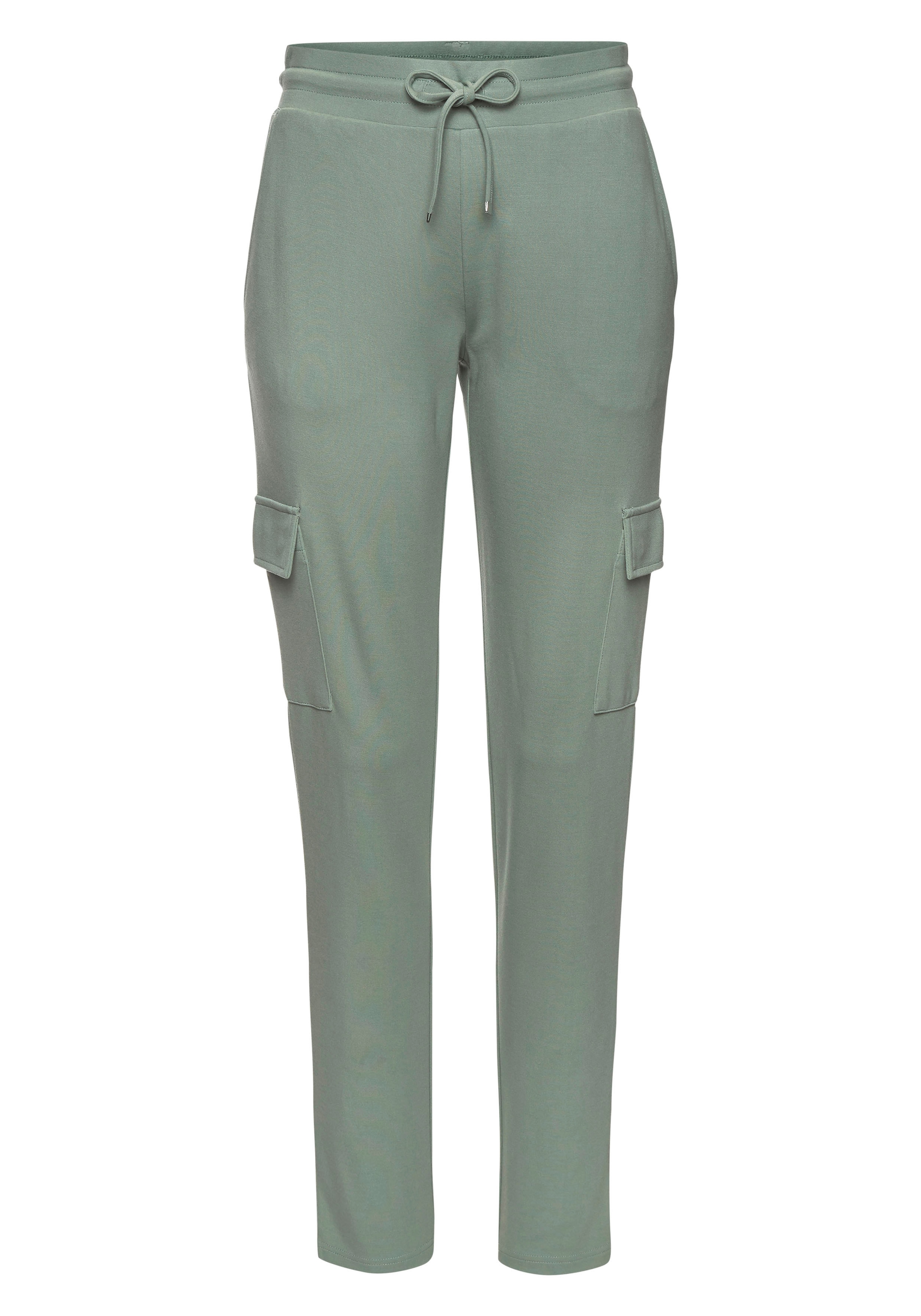 LASCANA Cargohose  in weich fließendem Material, Loungewear