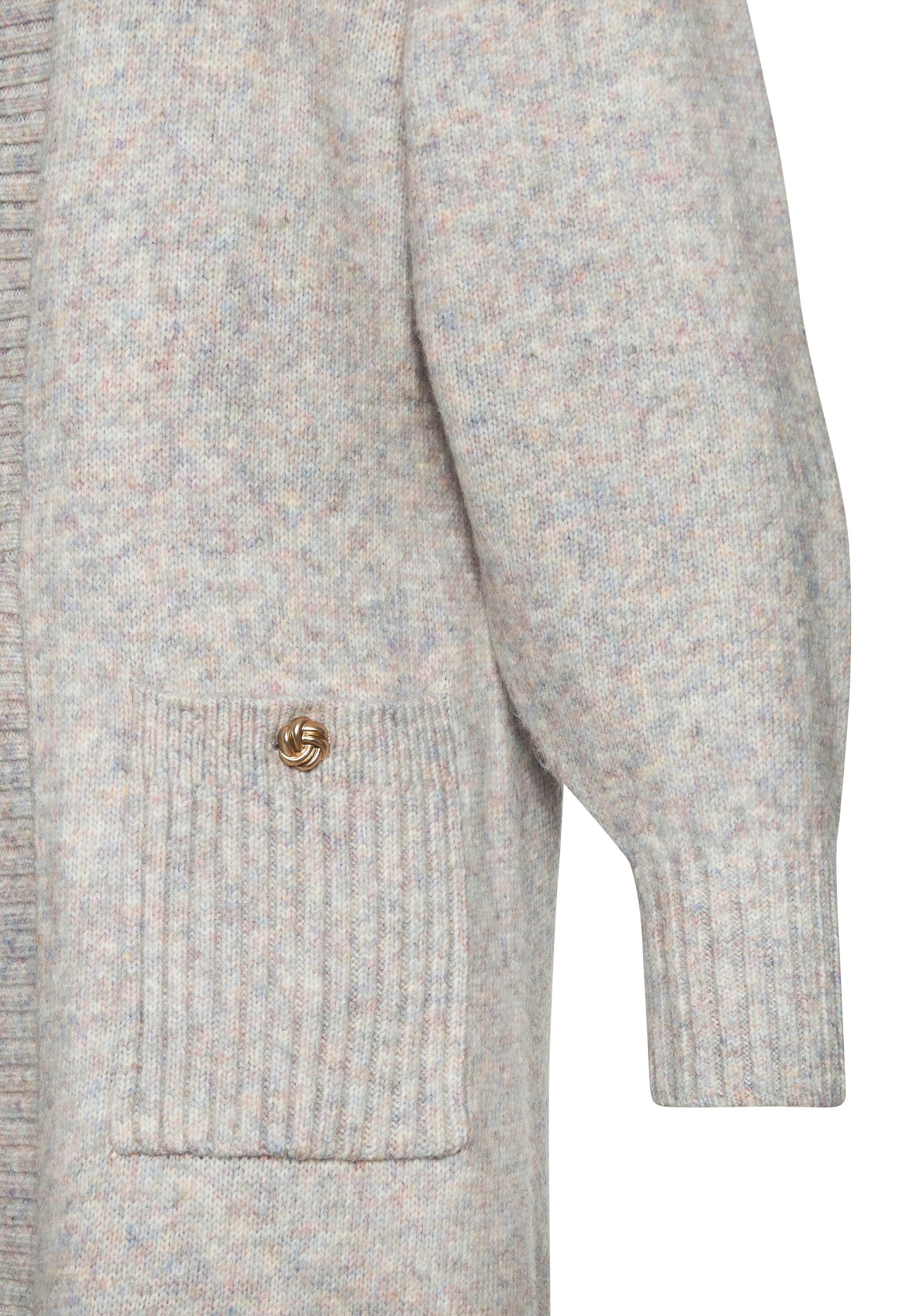 LASCANA Longstrickjacke, aus kuscheligem Strick
