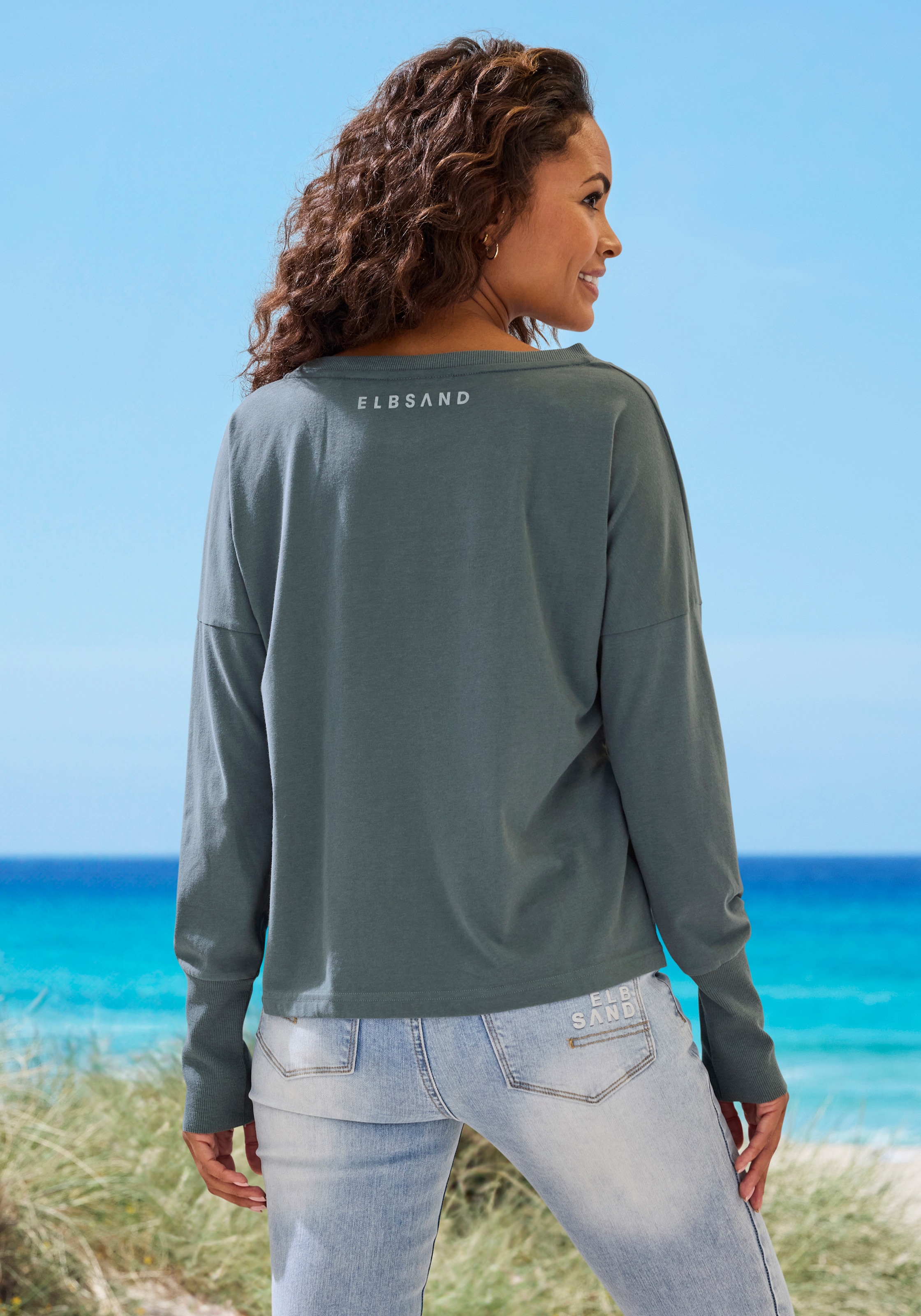 Elbsand Langarmshirt »Ilda« mir Frontprint