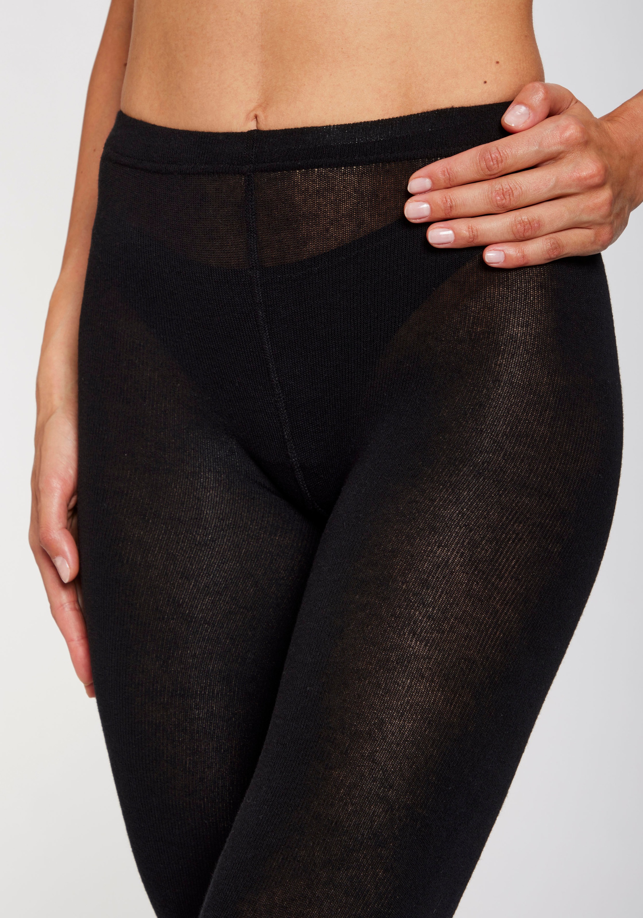 Lavana Strickstrumpfleggings, Thermosan, fein gestrickt, weich und elastisch