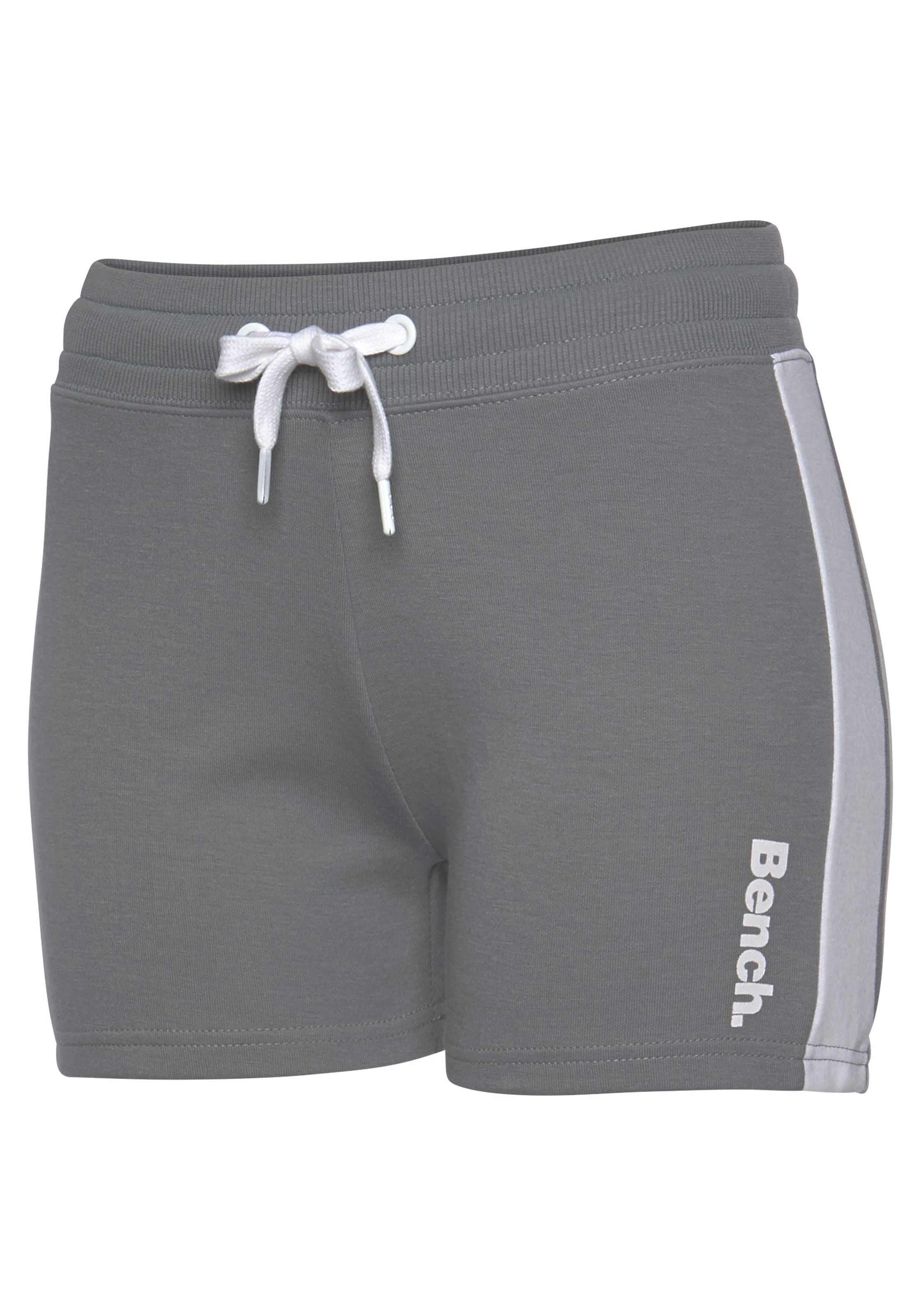 Bench. Loungewear Relaxshorts, Kurze Hose mit Seitenstreifen, Loungewear