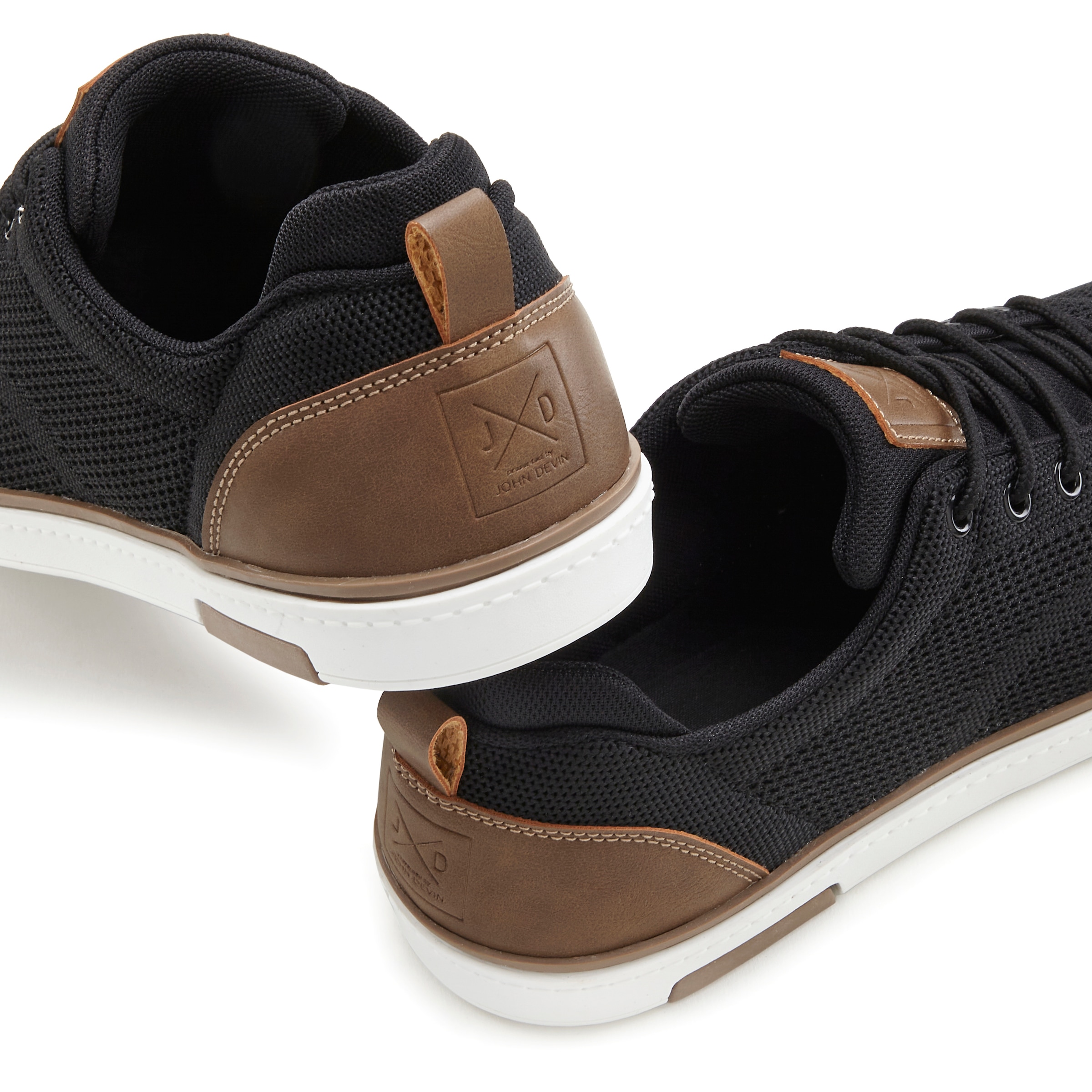 John Devin Sneaker »Schnürschuh«, Mesh-Optik, Freizeitschuh, Halbschuh, Schnürhalbschuh Unisex VEGAN