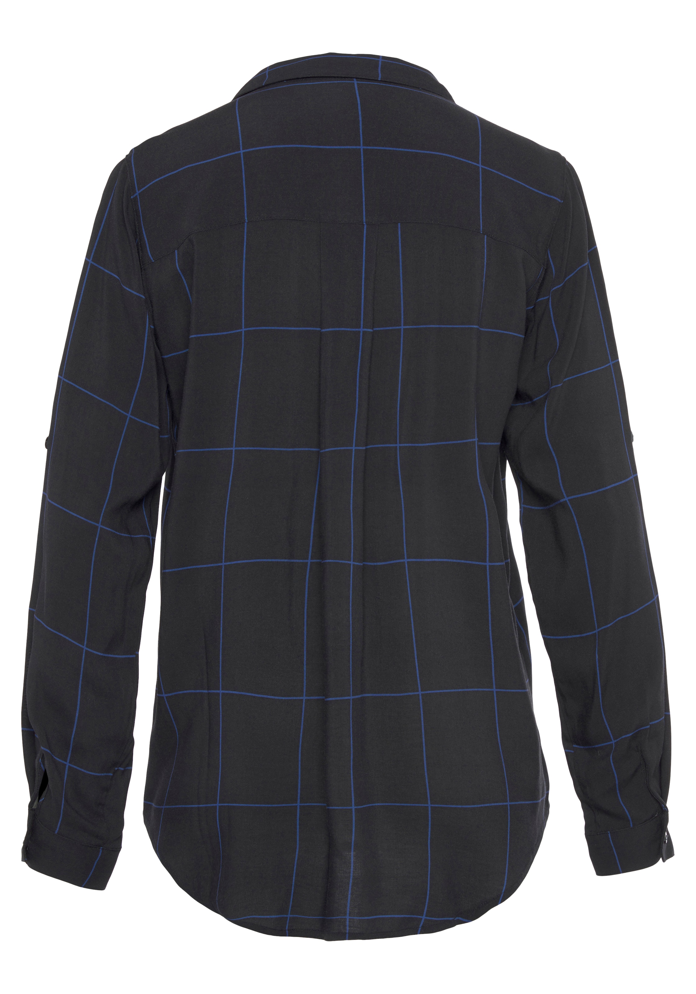 LASCANA Hemdbluse, mit Karomuster