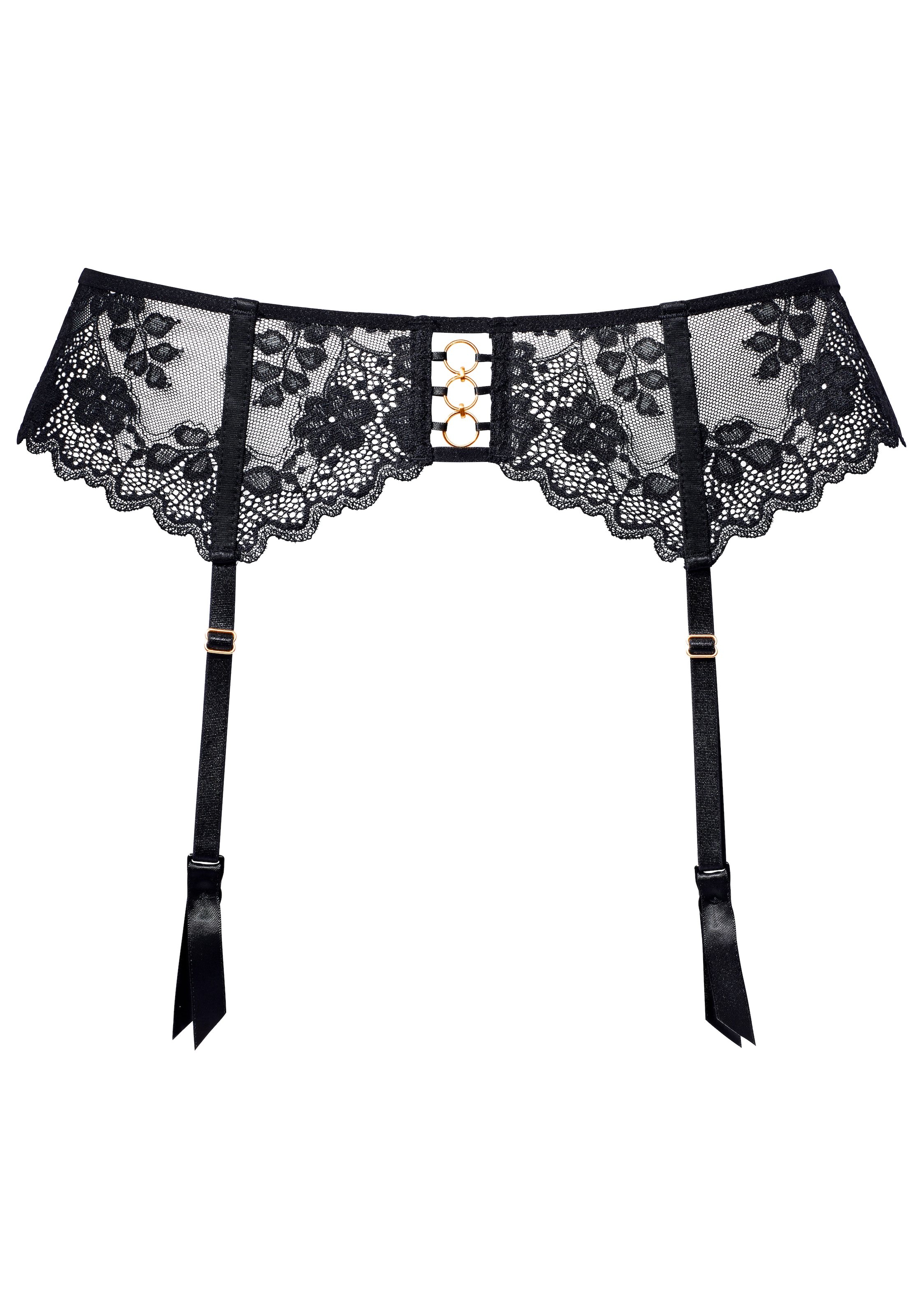 LASCANA Strapsgürtel mit dekorativem Ringdetail, sexy Dessous, Reizwäsche