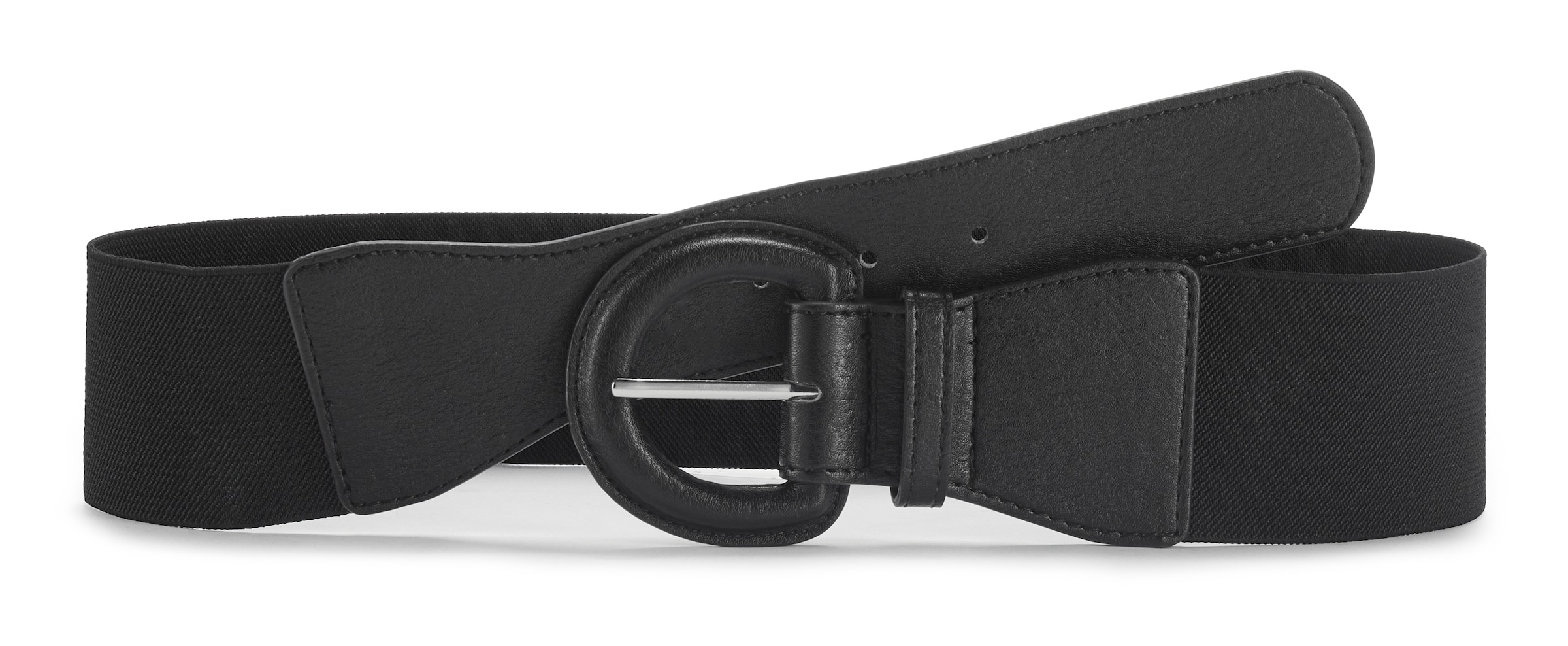 LASCANA Taillengürtel »Stretchgürtel« Shaping-Effekt, große Schließe, für Kleid & Overall, Bauchgürtel