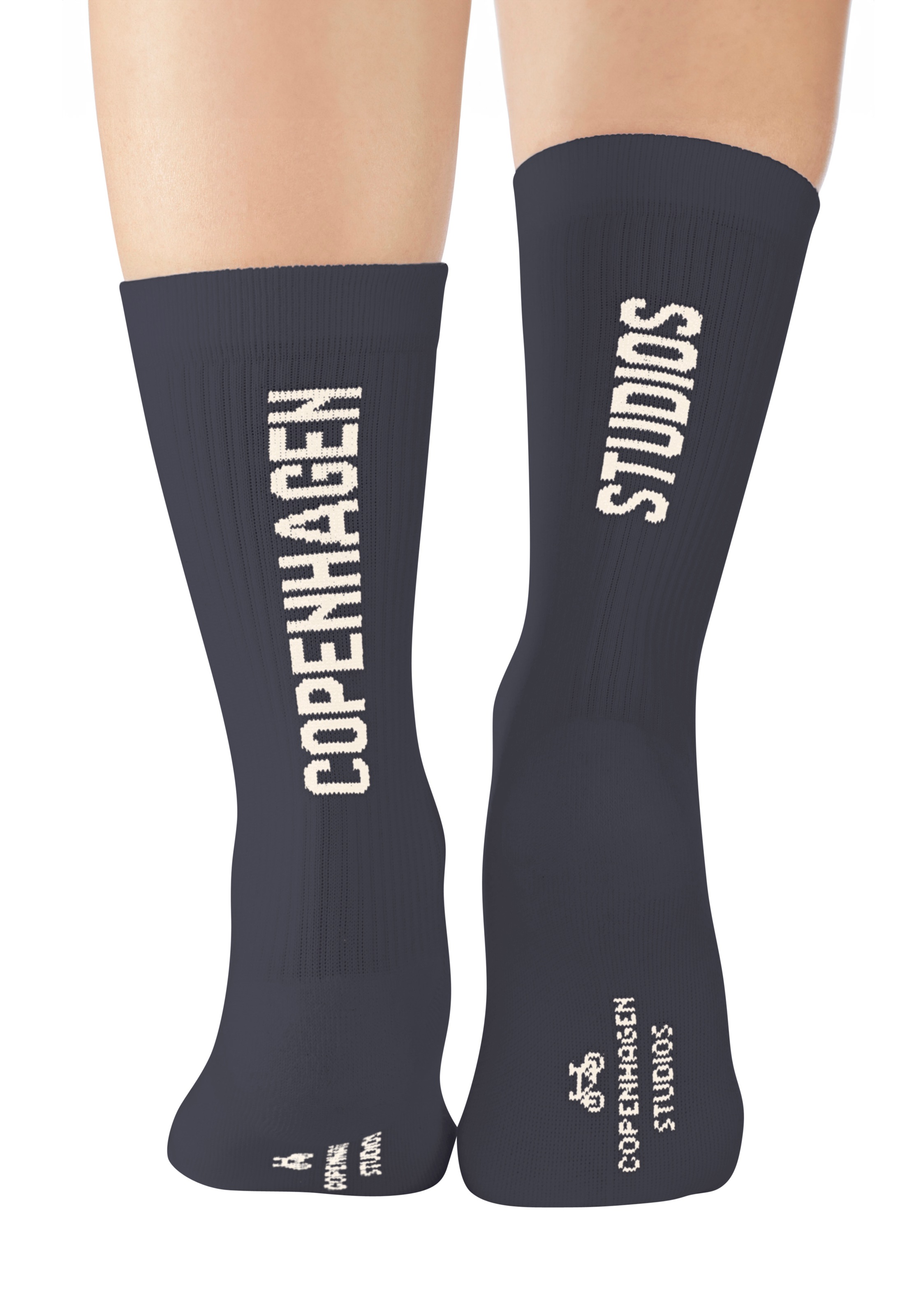 Copenhagen Studios Tennissocken, (Packung, 3 Paar), mit großem Schriftzug