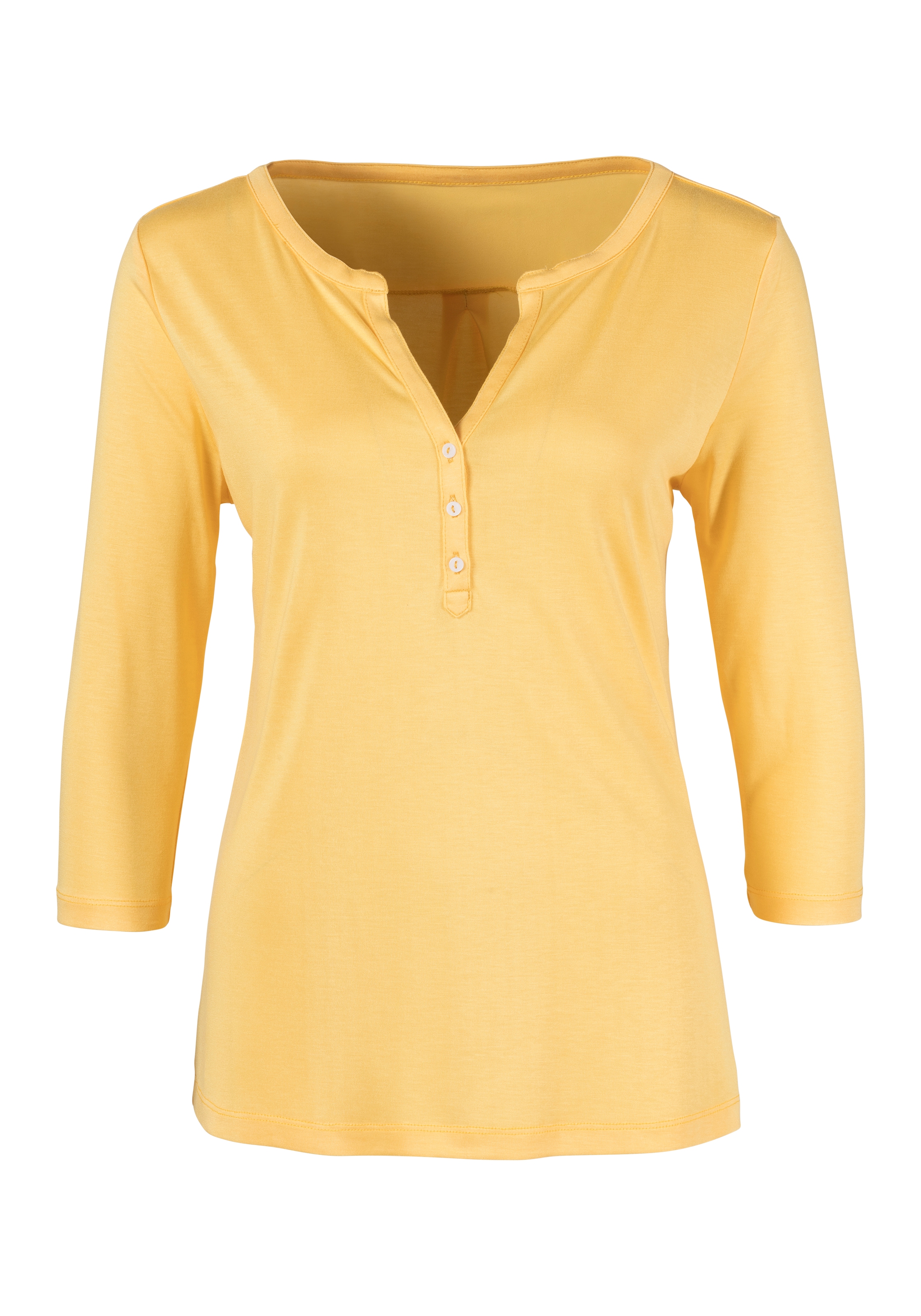 LASCANA 3/4-Arm-Shirt, (2er-Pack), in modischer Blusenoptik