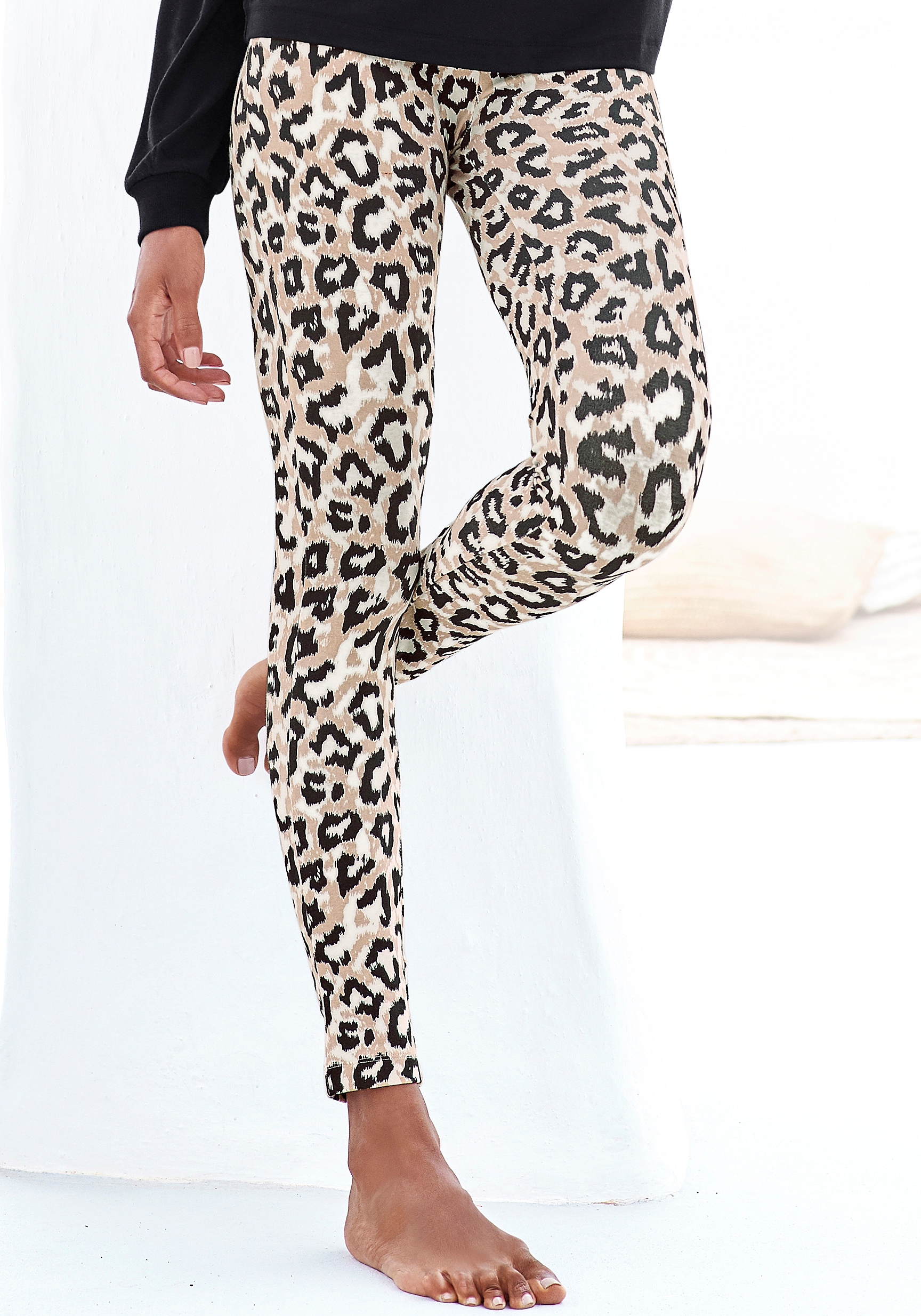 LASCANA Schlafhose, in weicher Stretch-Qualität