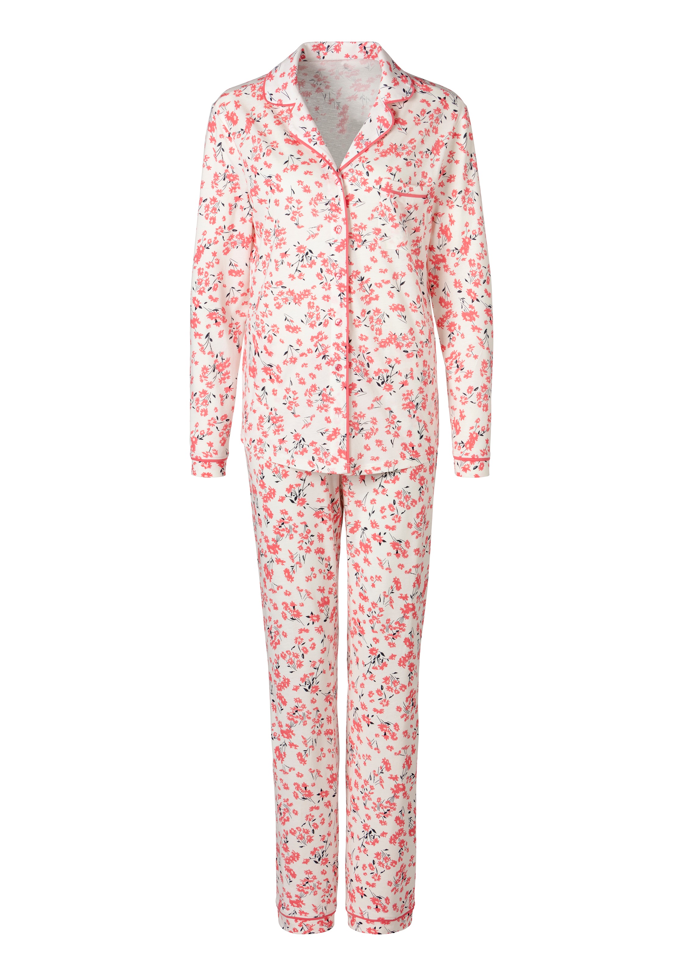 s.Oliver Pyjama Set, 2 mit abgesetzten Paspel-Details