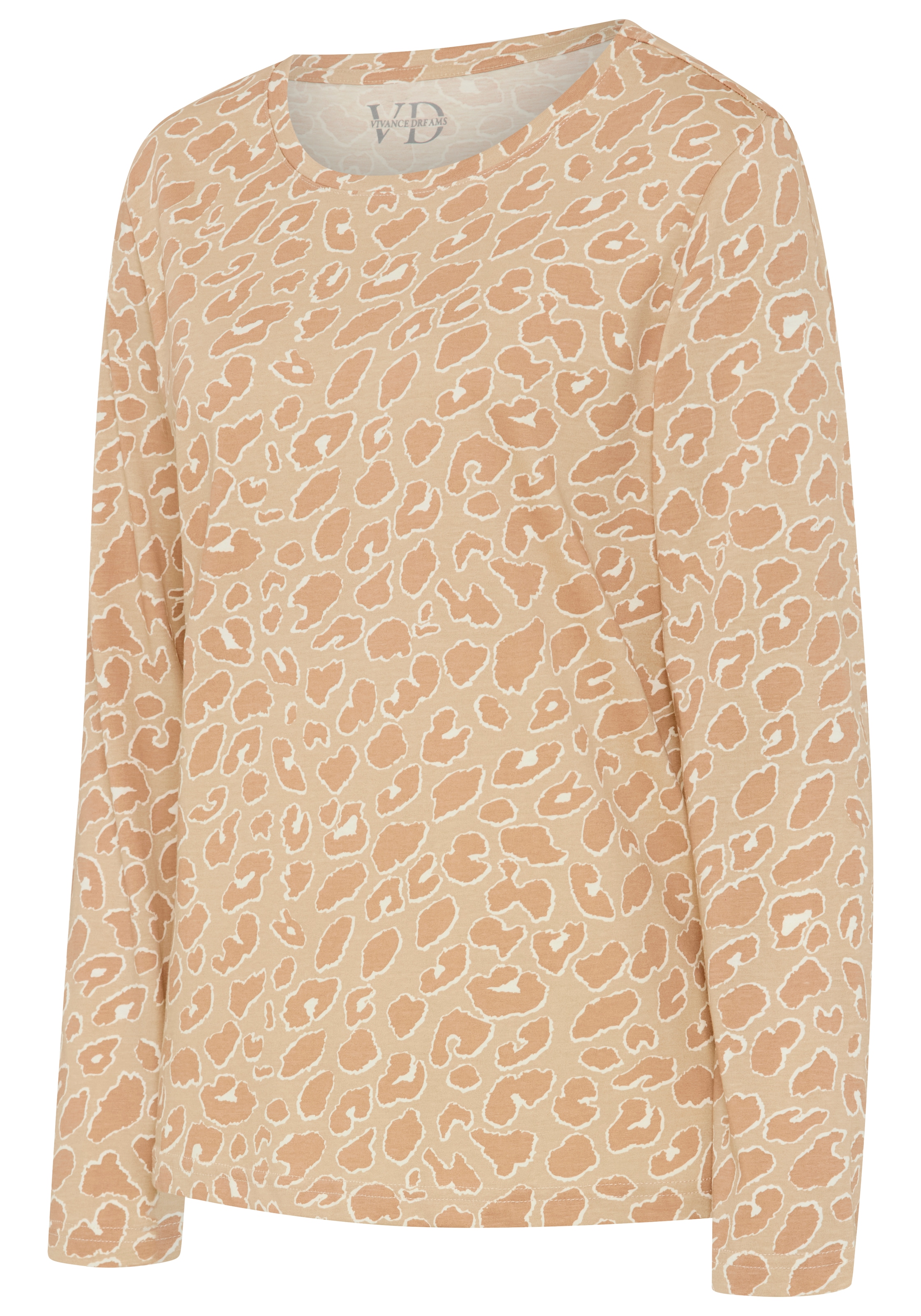 Vivance Dreams by Lascana Pyjama Set,  mit naturfarbenen Prints