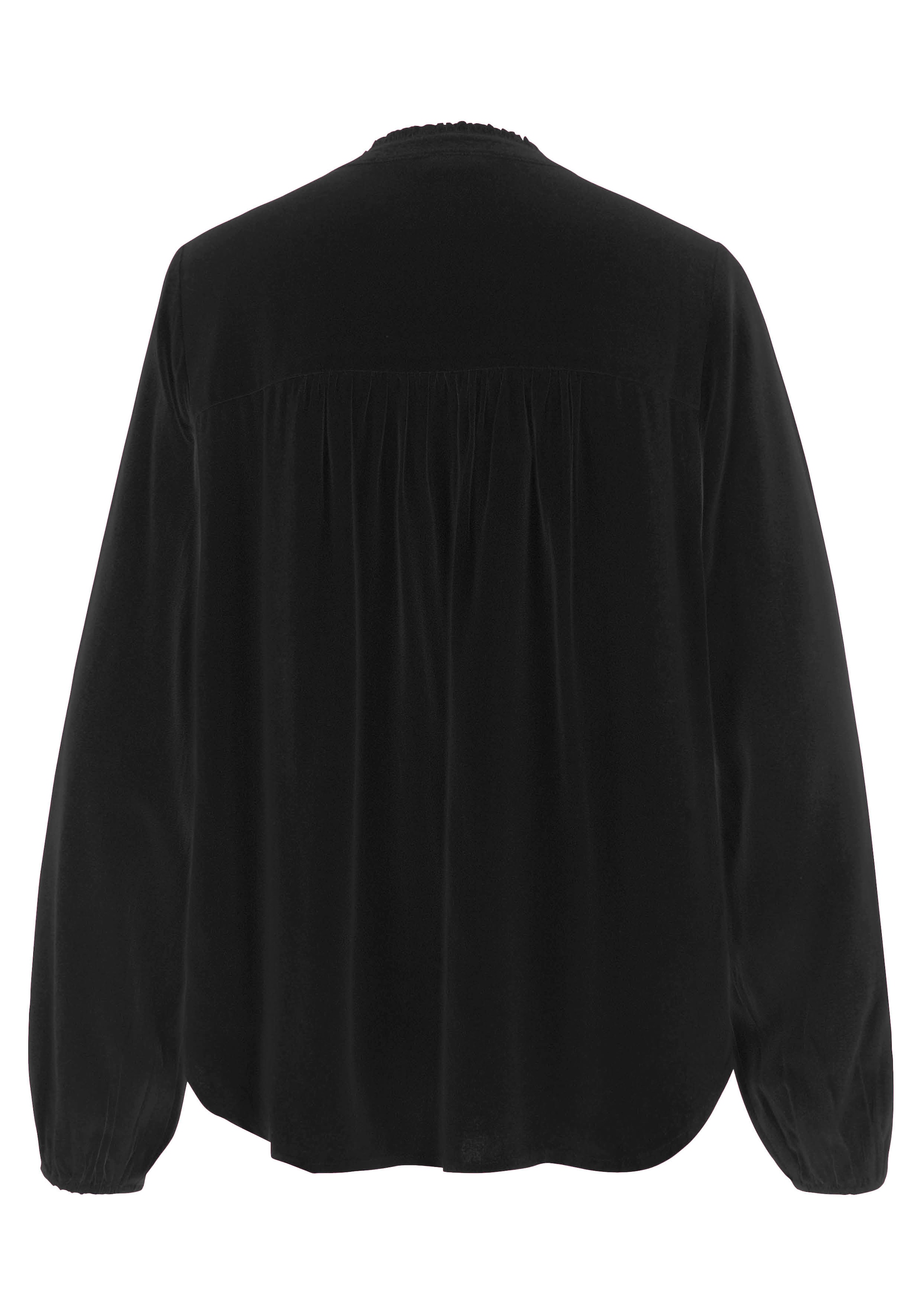 LASCANA Schlupfbluse, mit langen Ärmeln, leichte Damenbluse, casual-chic, festlich