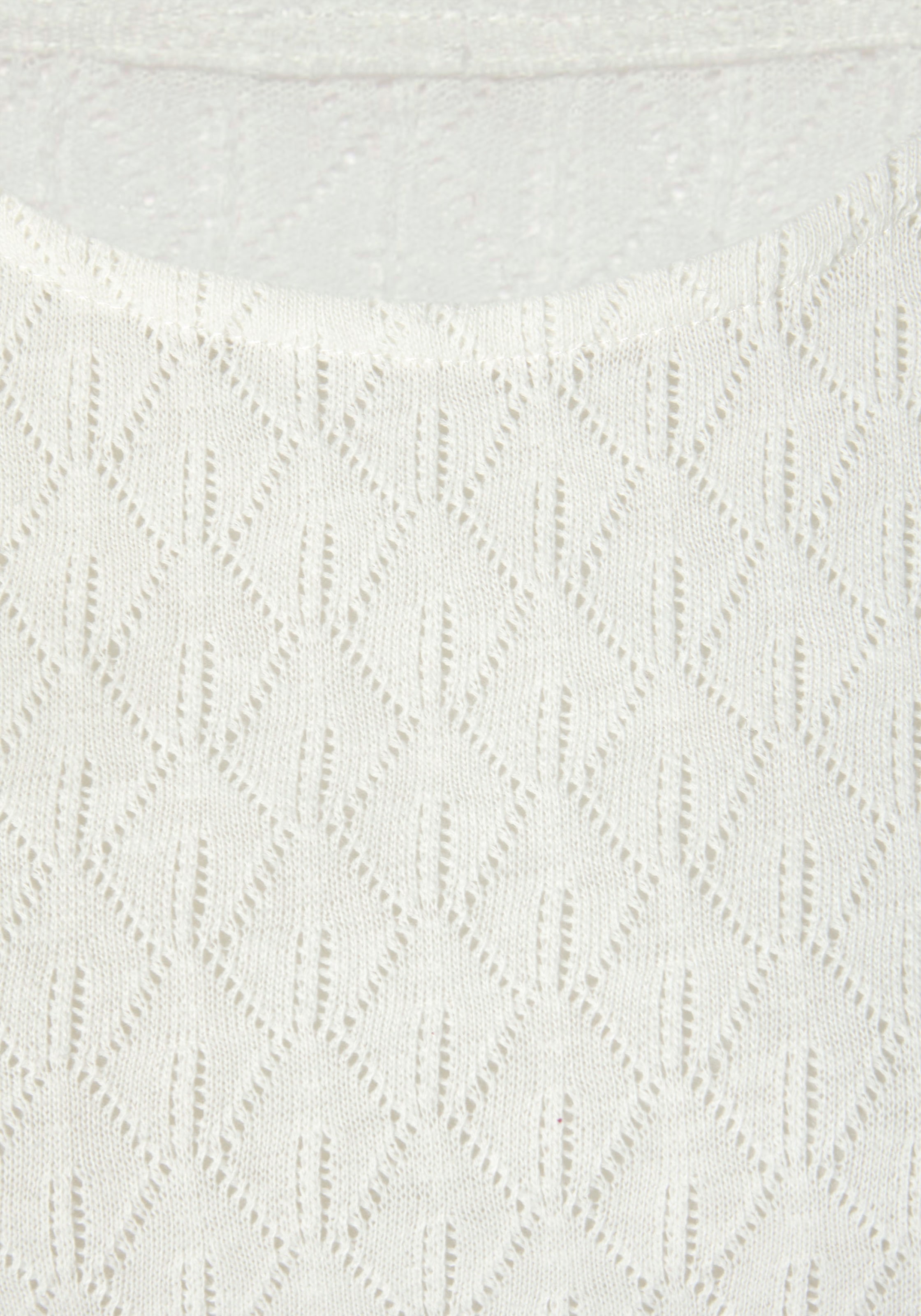 Vivance Langarmshirt »mit modischem Ajour-Muster«, (2er-Pack), aus weichem Baumwollstrick