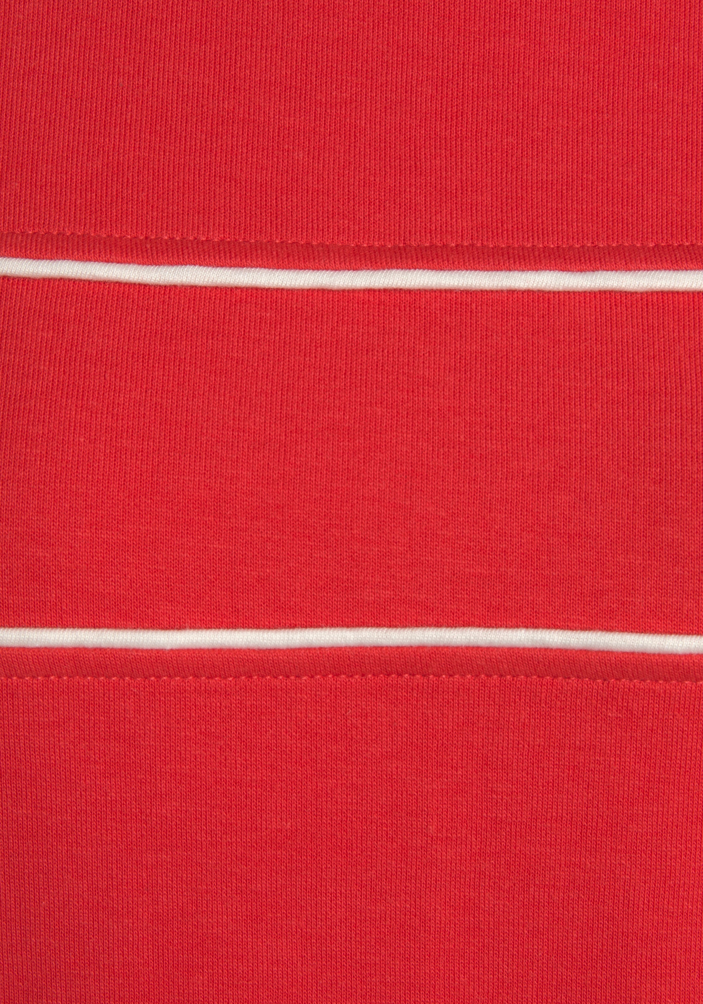 H.I.S Sweatshirt, mit Piping auf der Brust, Loungewear