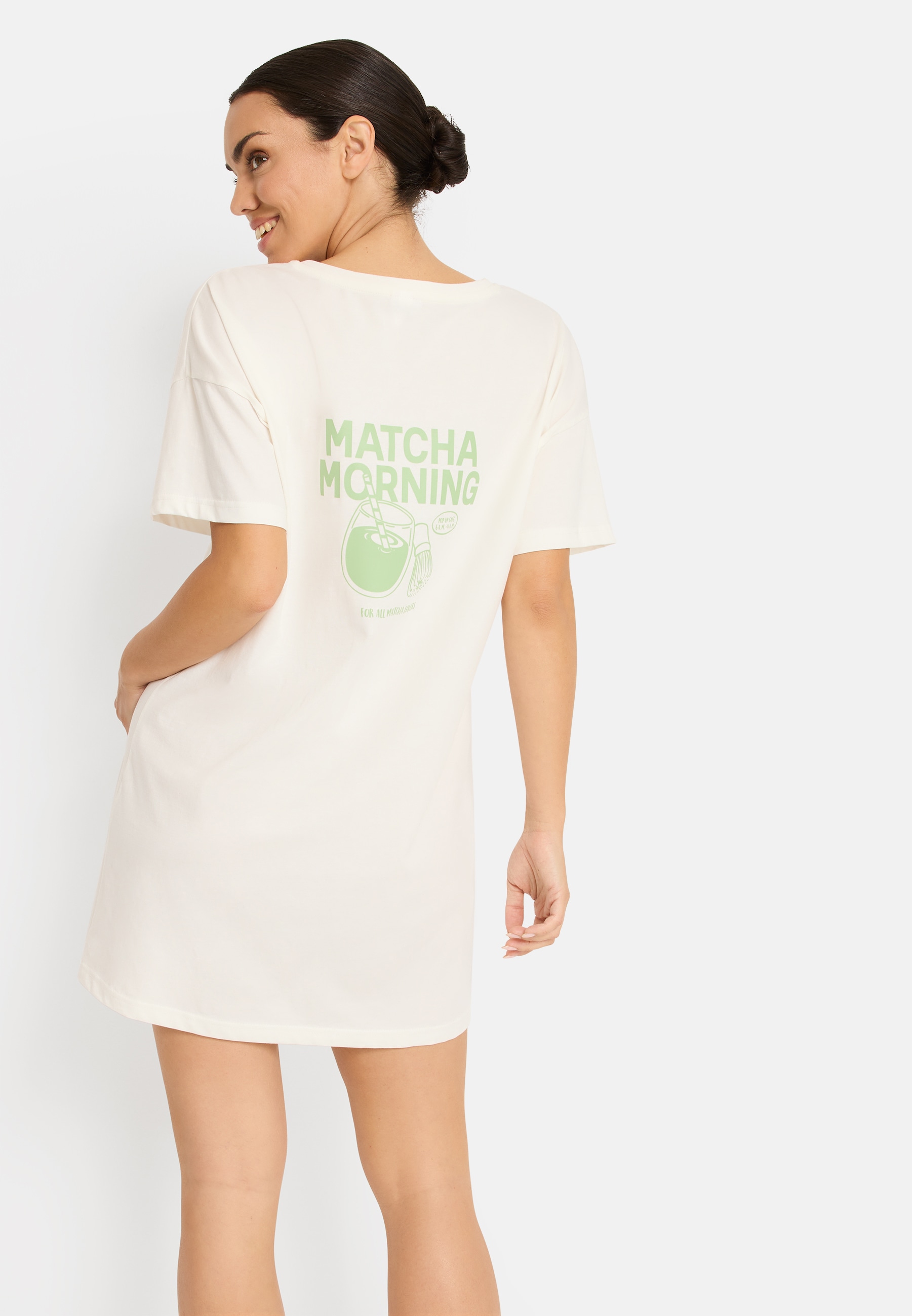 LSCN by LASCANA Sleepshirt 1 tlg. mit überschnittener Schulter