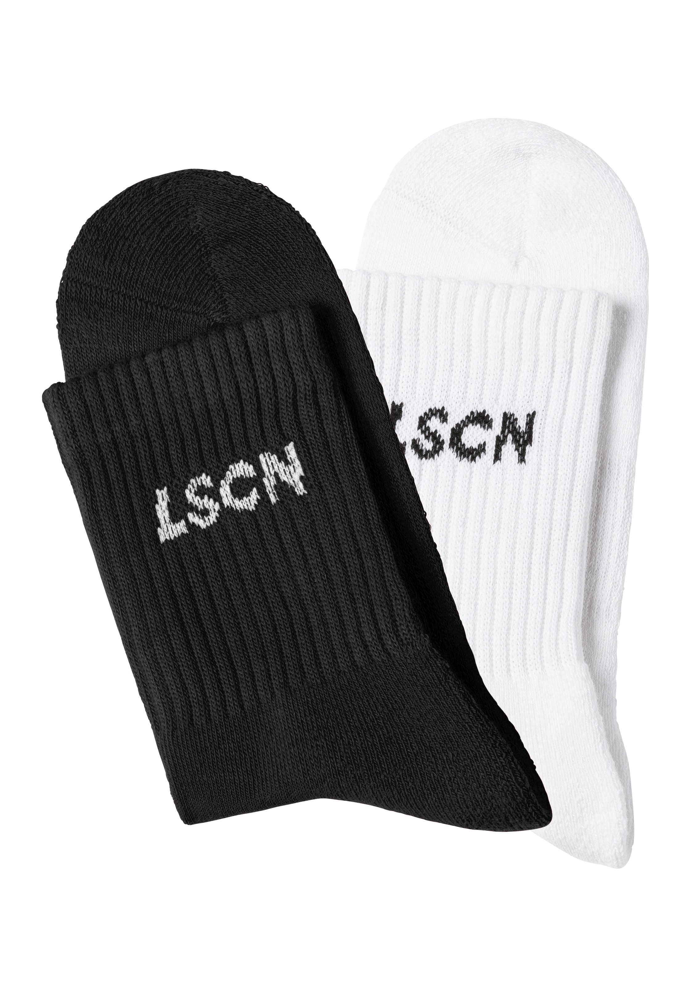 LSCN by LASCANA Tennissocken, (Packung, 2 Paar), mit Halbfußfrottee
