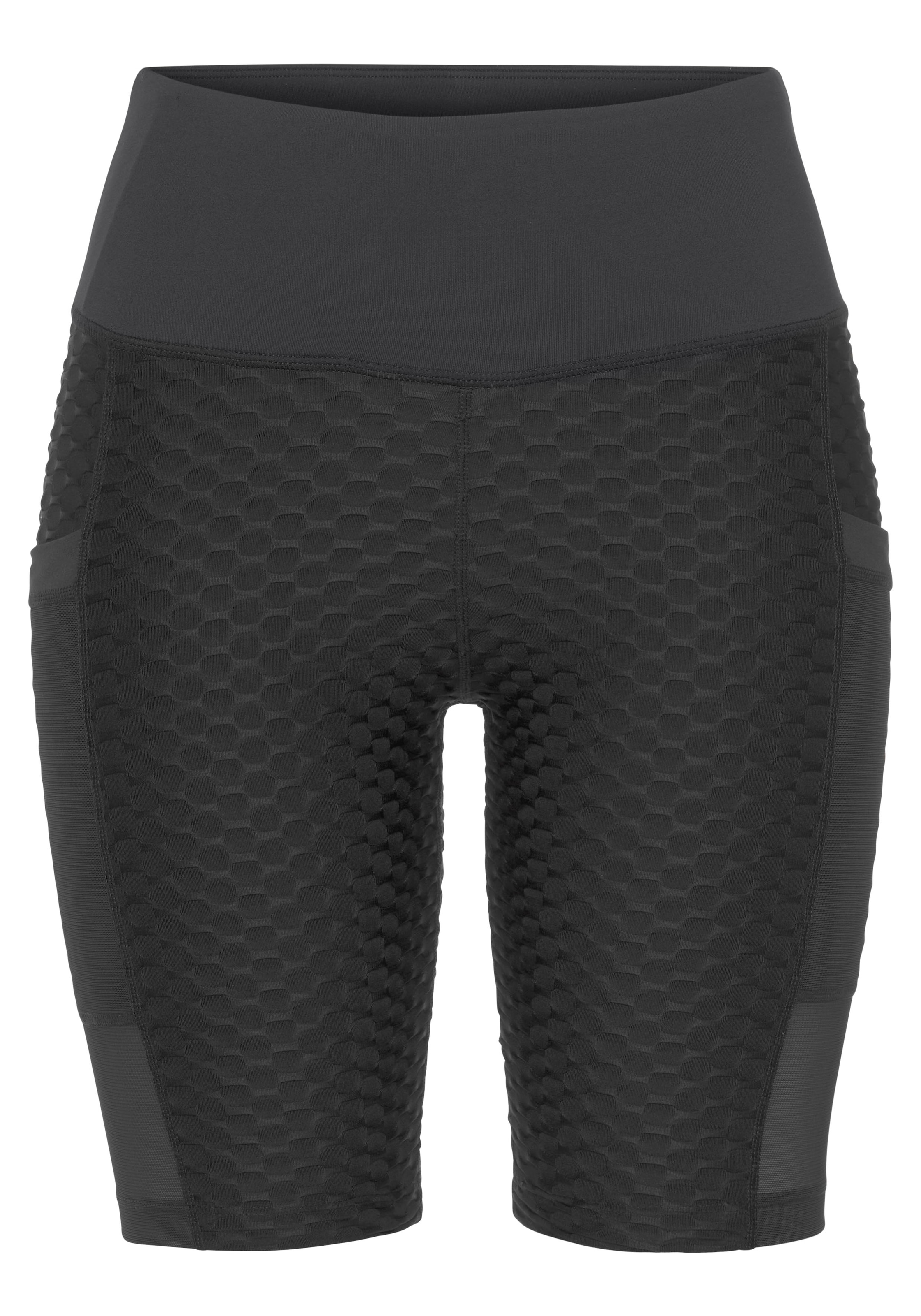 Vivance active Radlerhose, mit Wabendesgin und zwei Taschen