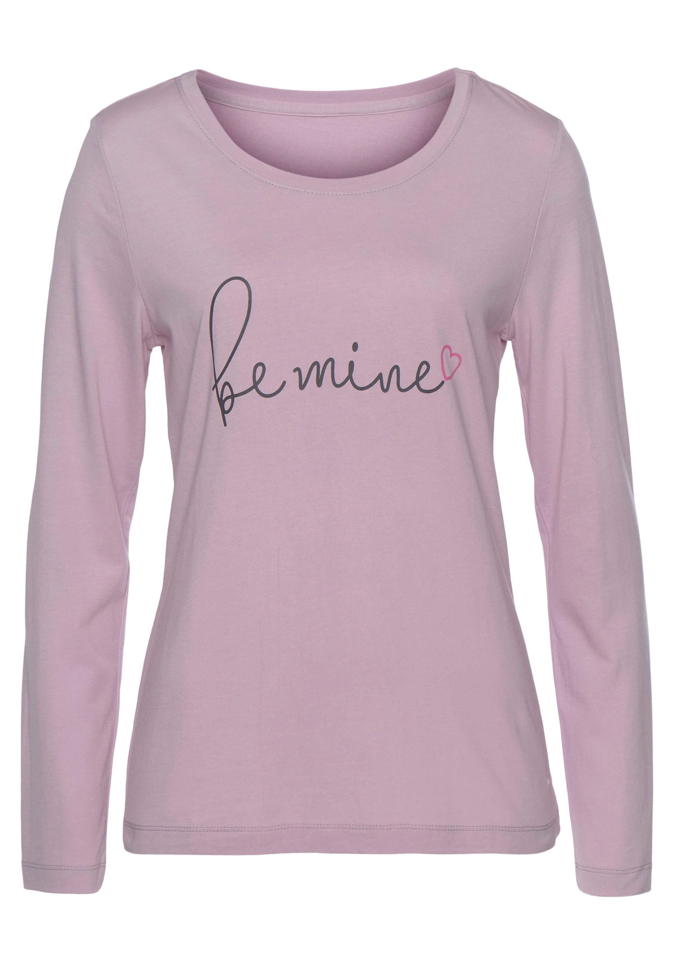 Vivance Dreams Pyjama, (Set, 2 tlg.), mit Herzchenprint