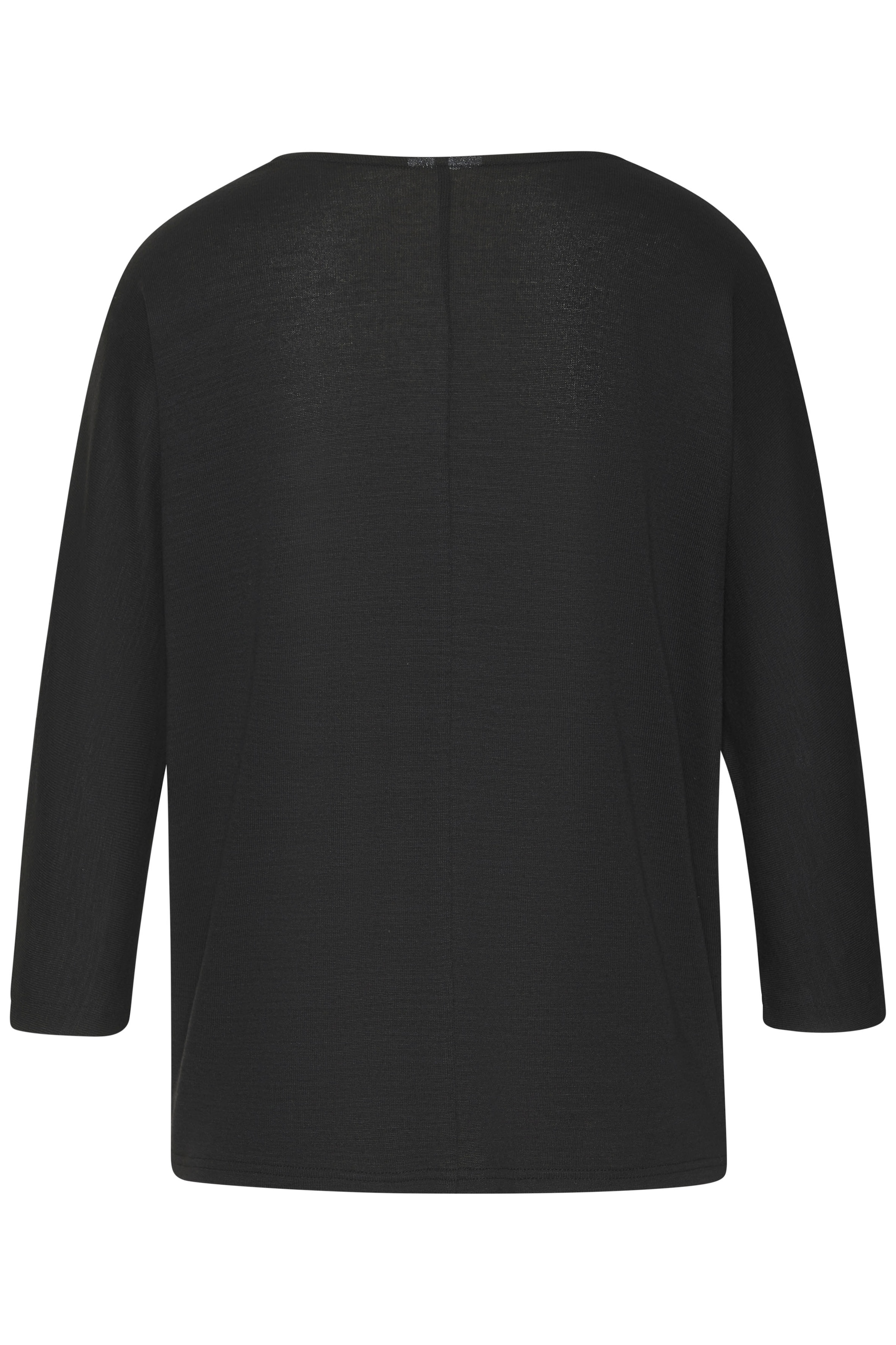 LASCANA Rundhalsshirt »mit funkelnden Strass-Steinen«, aus weichem Viskose-Strick
